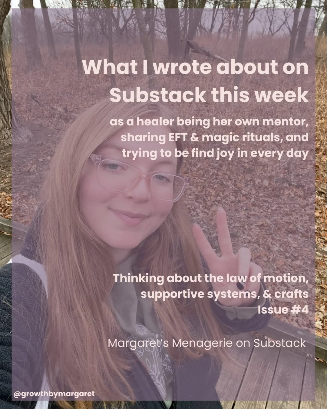 my weekly newsletter Margaret&rsquo;s Menagerie is a landing space for me and you to be our own mentor and talk about all of our interests 💙 

This week was using the first law of motion to inspire my self-mentor experiment, watching kid movies as a