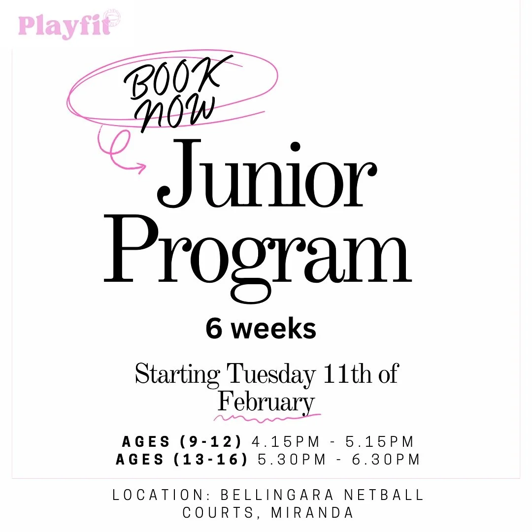Join our Junior Program. A unique opportunity for young players to enhance their skills, build confidence, and foster teamwork in a fun, supportive environment. These programs offer the following:

Ages 9-12 years:

&gt; Improve fundamental netball s
