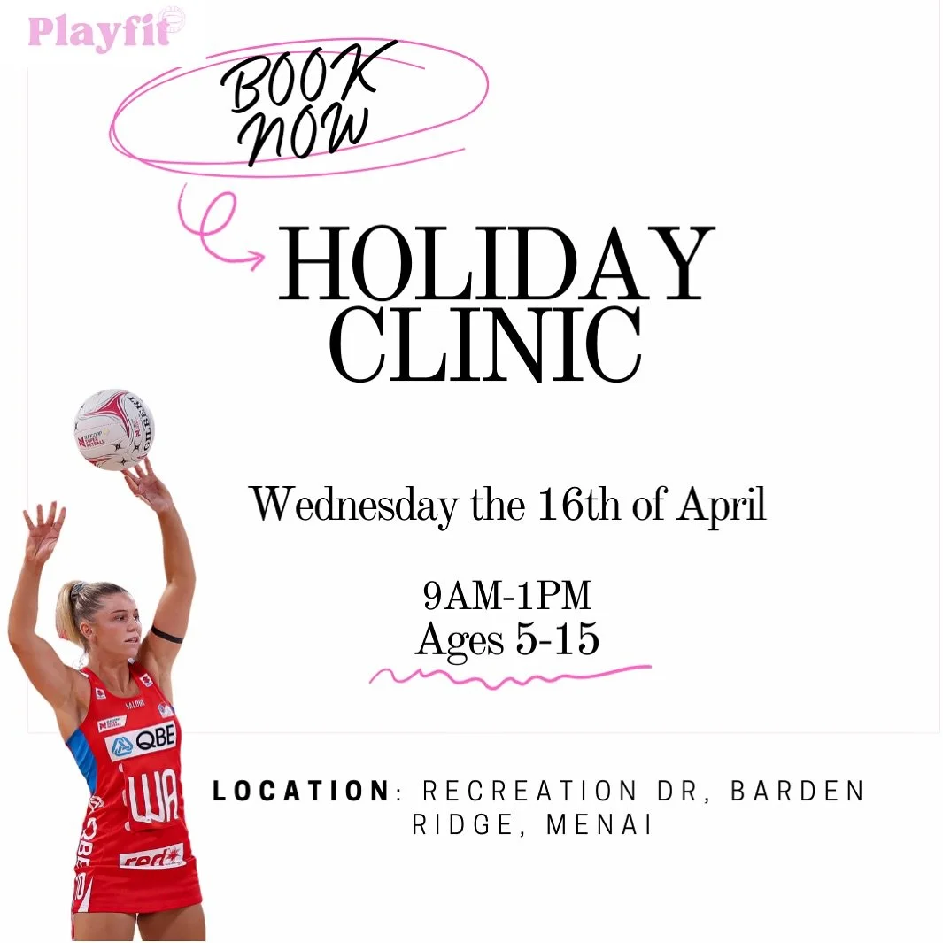 Join our very first School Holiday Clinic! A fun-filled day designed specifically for kids to enhance their skills, boost their confidence, build their love for the game whilst creating lifelong friendships. 

The day includes a range of different sk