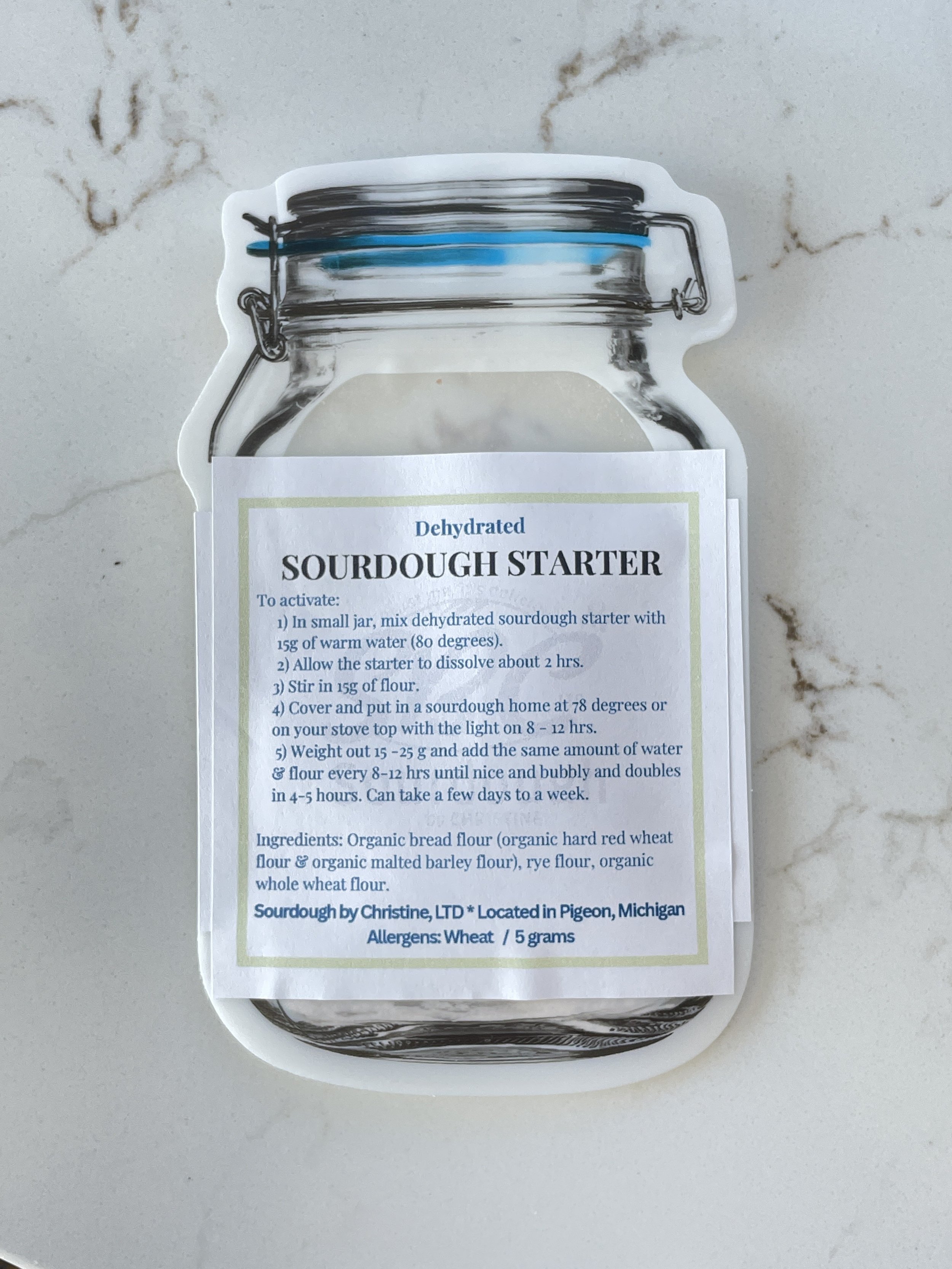Dehydrated Sourdough Starter