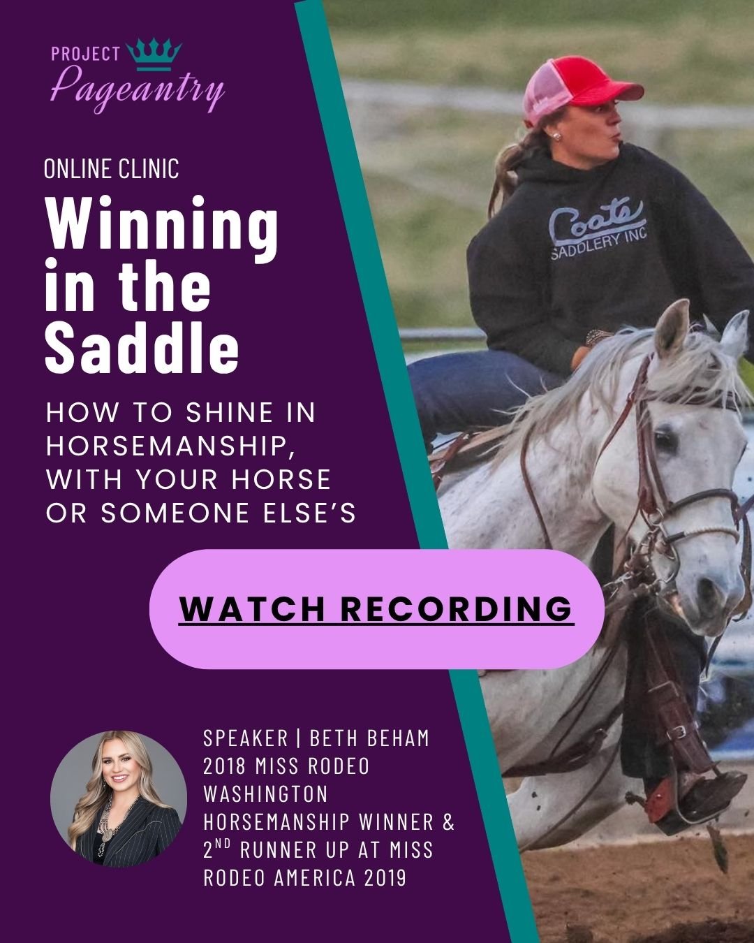 Winning in the Saddle Recording