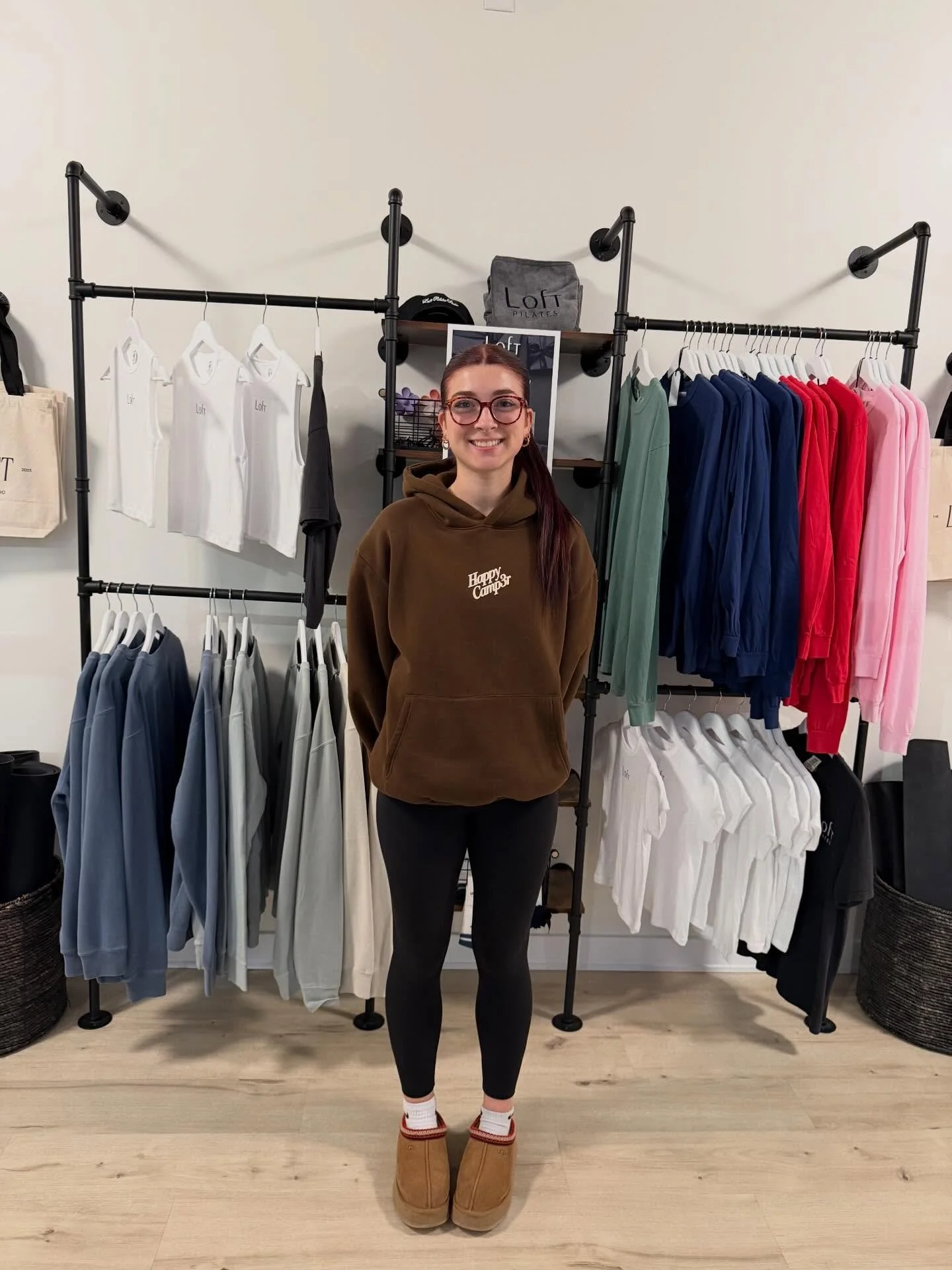 Everyone say hiiii to Aubrey 👋 @aubrey.otten16 
She&rsquo;s our newest front desk beauty and already fits right into the Loft Pilates vibe. She&rsquo;s been behind the scenes as Loft Pilates went from an idea in her Mom&rsquo;s heart, to constructio
