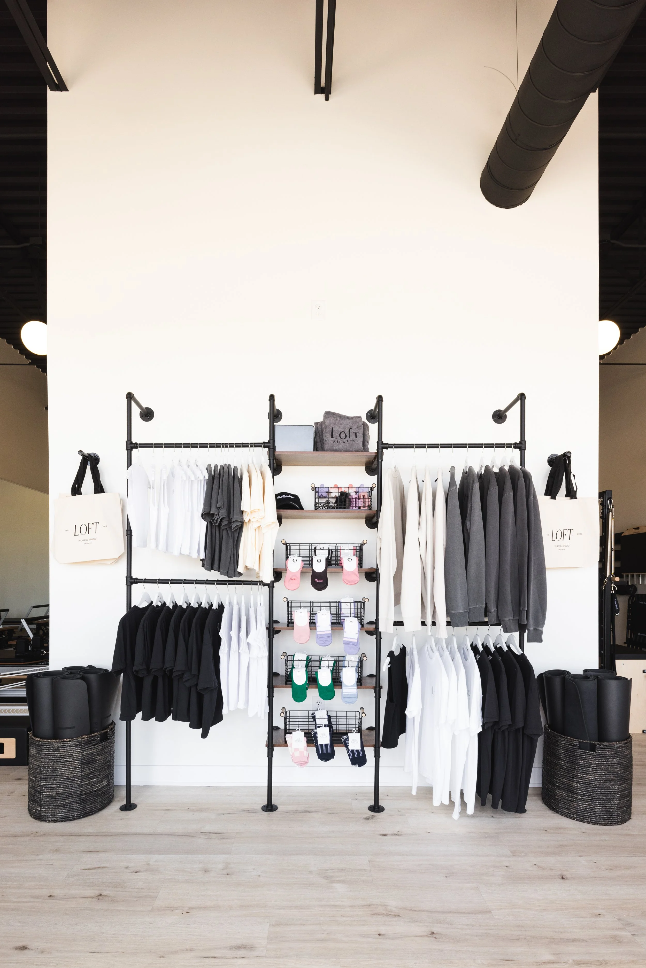 Loft Pilates Retail Wall
