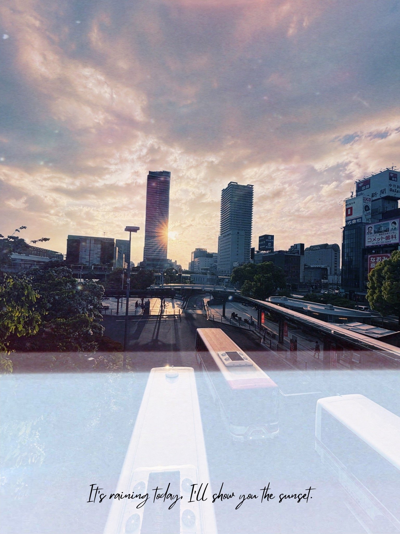 It's raining today, I'll show you the sunset..jpeg