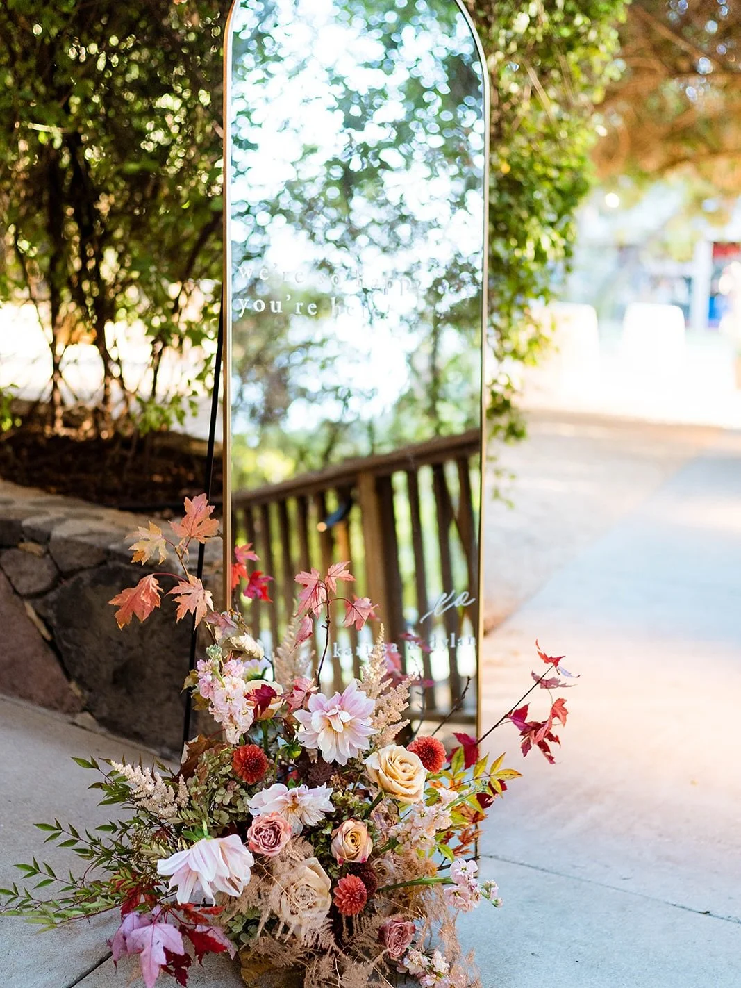 This time last year // A sunset celebration in the Malibu Mountains at the stunning @calamigosevents 🍂 

Vendors &mdash;
Venue: @calamigosevents 
Planning &amp; Design: @maison.glasco
Day of Coordination: @rootedinwild_weddings
Florals: @haleynicole