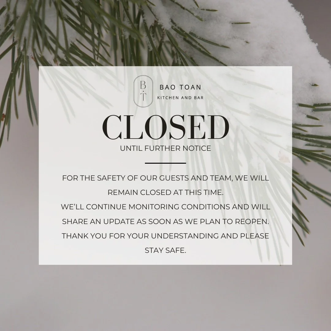 Out of an abundance of caution, we will remain closed to prioritize the safety of our guests and employees.
We truly appreciate your understanding and patience and will make an announcement as soon as we&rsquo;re ready to reopen.
Please stay safe 🤍