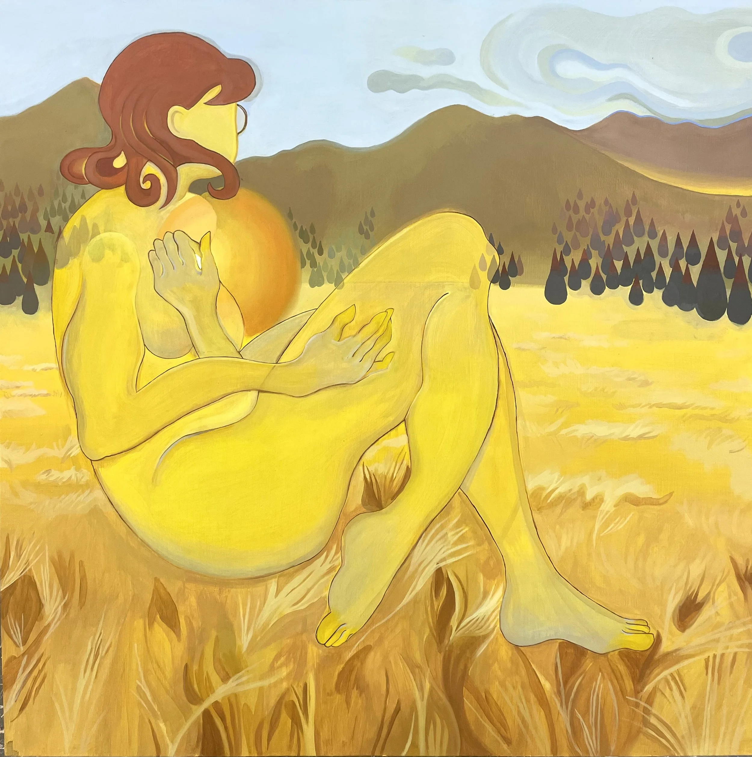 "Pale Home" 2025
Oil on wood panel
48 x 48 inches
