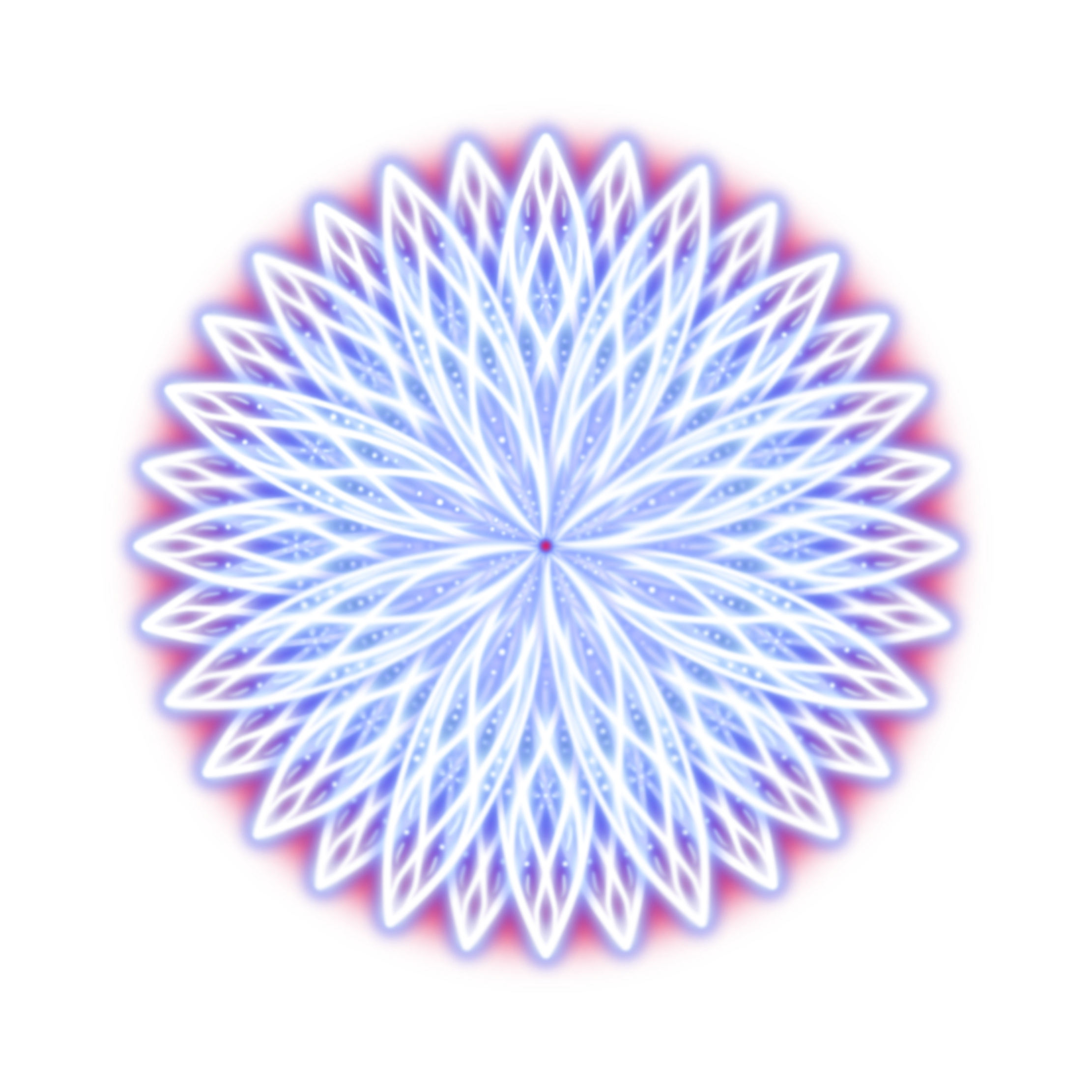 a mandala light code depicting the energy of the crown chakra