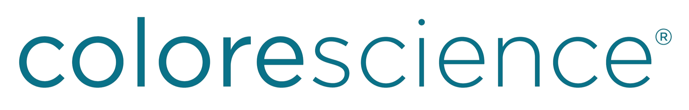 Color science logo with the word "colorscience" in lowercase teal letters.