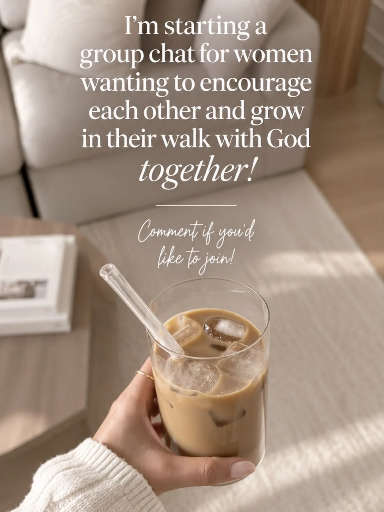 If you need a place of encouragement and Christian fellowship just comment below and I&rsquo;ll add you to the group! (Women only please 🥰💕)