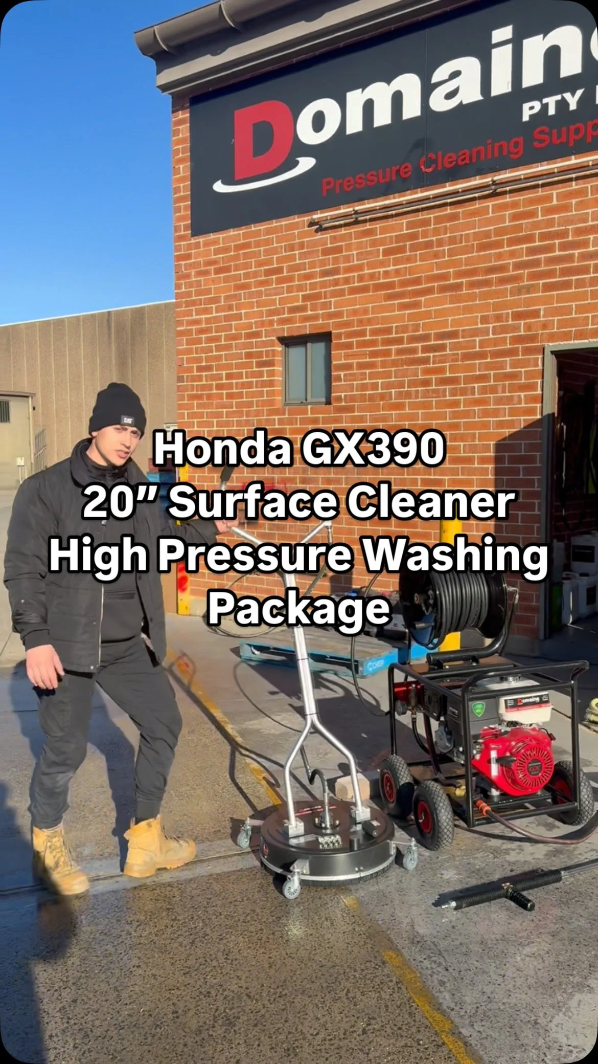 Upgrade high pressure washing package for entry level residential and commercial pressure washing 😮‍💨 Honda GX390 20” Surface Cleaner Starter Package
#pressurecleaning #softwash #council #nswgovernment #cleaningchemicals #exteriorcleani