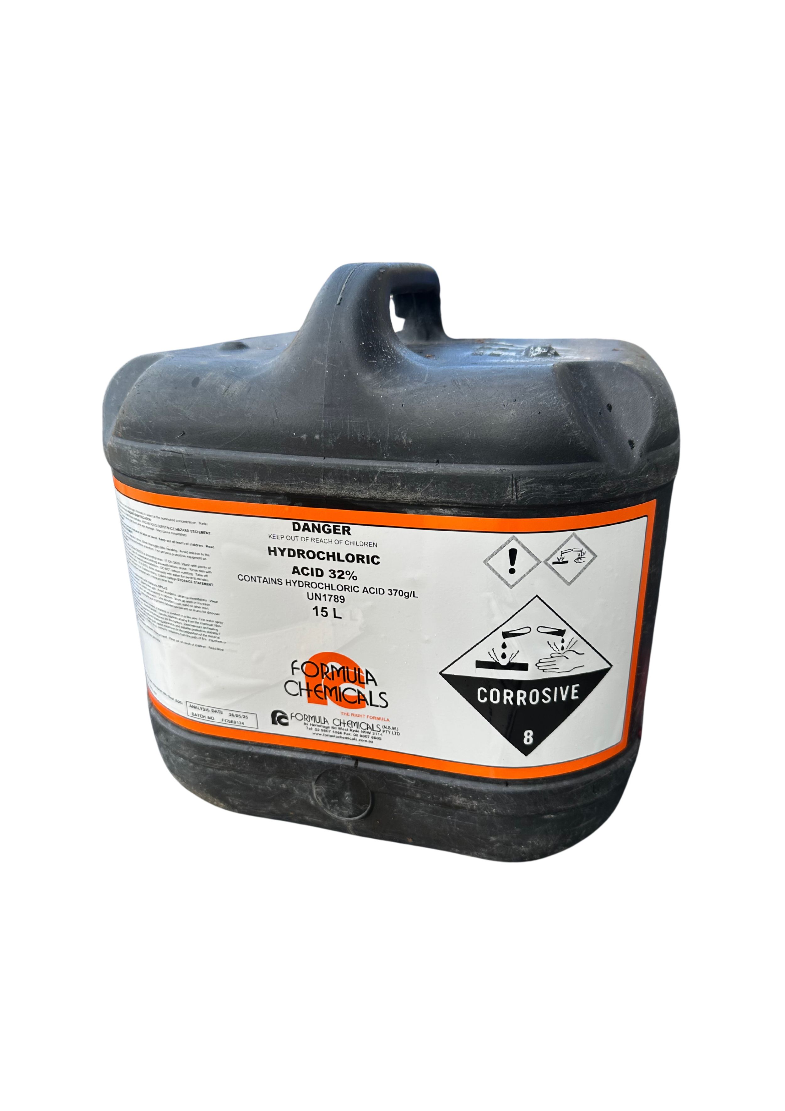 Hydrochloric Acid - 15L
