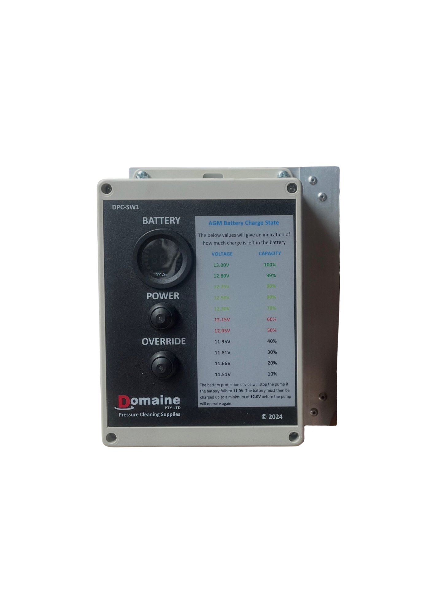 Soft Wash Pump Control Box 35AMP