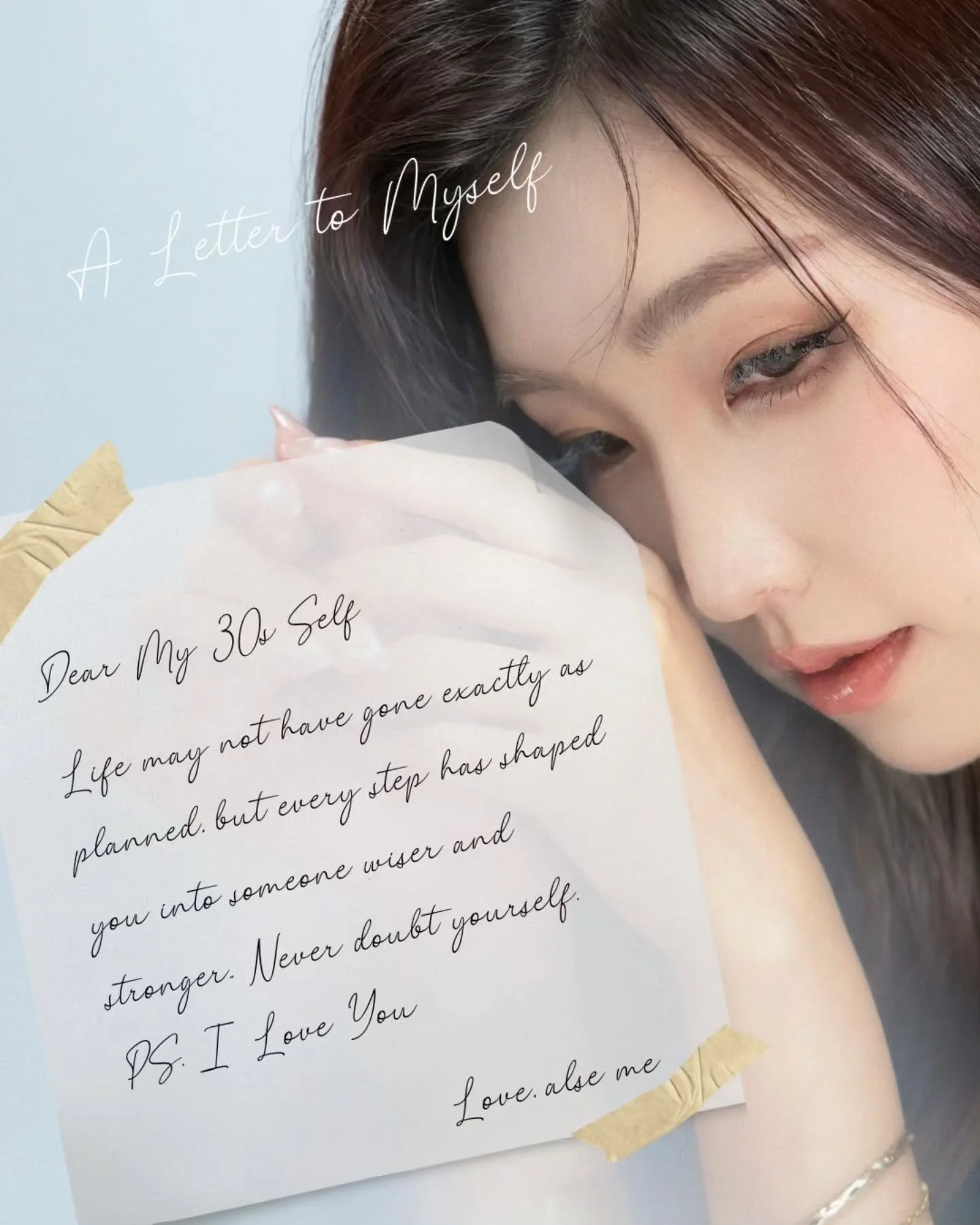 A Letter To My 30s Self

Dear me,

Your 30s may not have been perfect.
Some plans changed.
Some people left.
Some nights were heavier than you expected.

But look at you.
Still soft. Still strong.
Still learning how to love yourself a little more eac