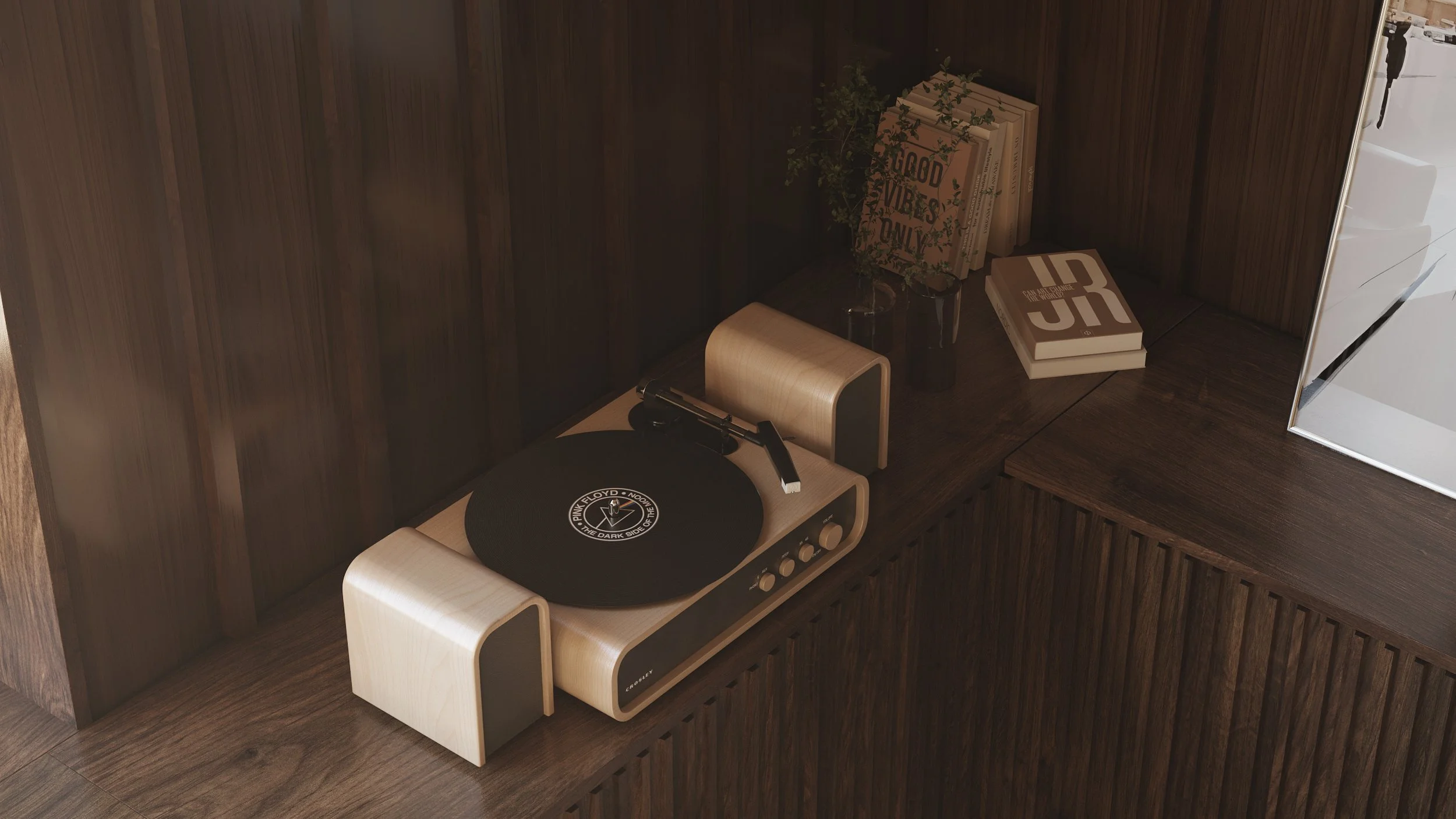 Close up shot of a Living room