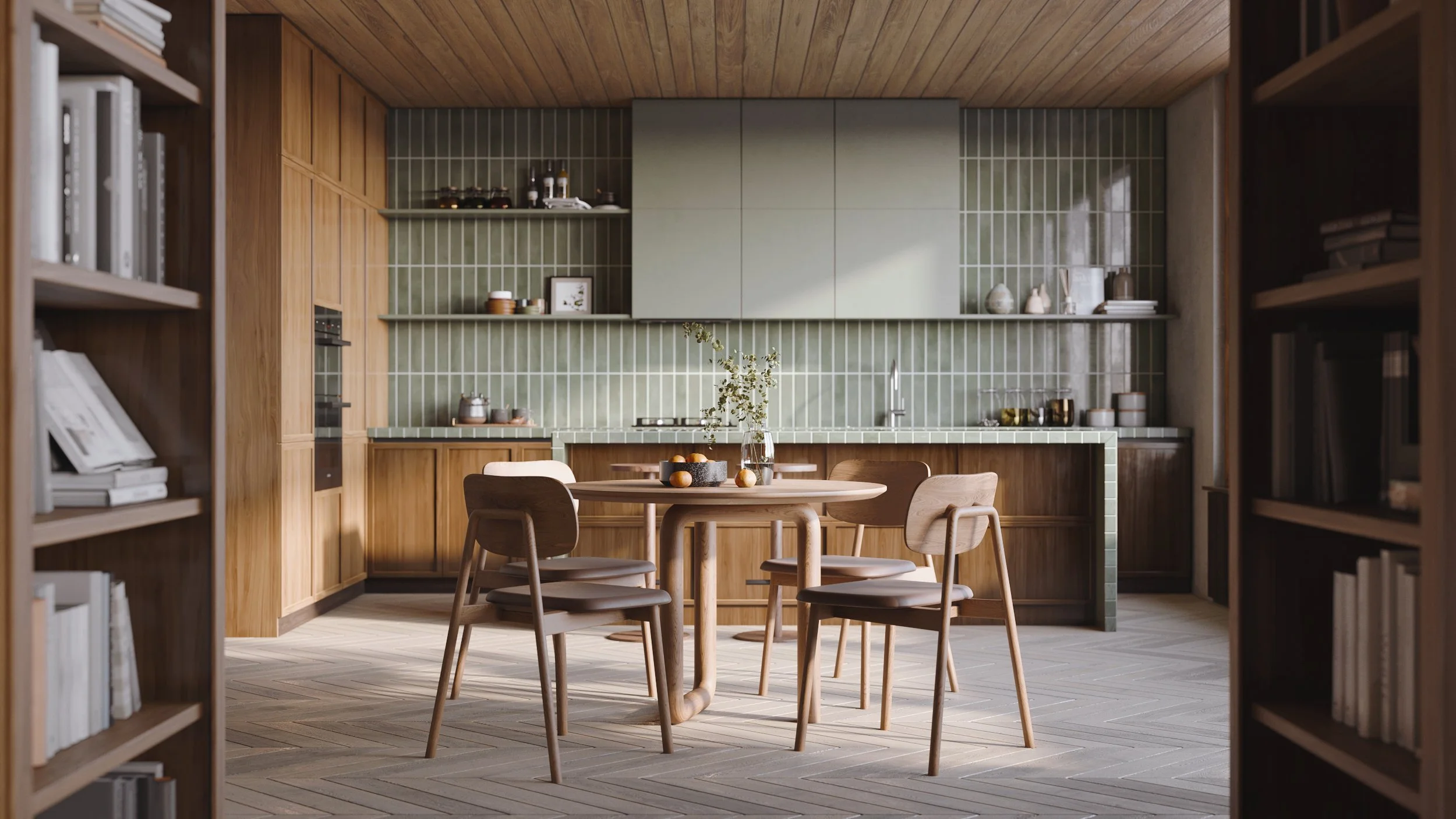 Dining area Render