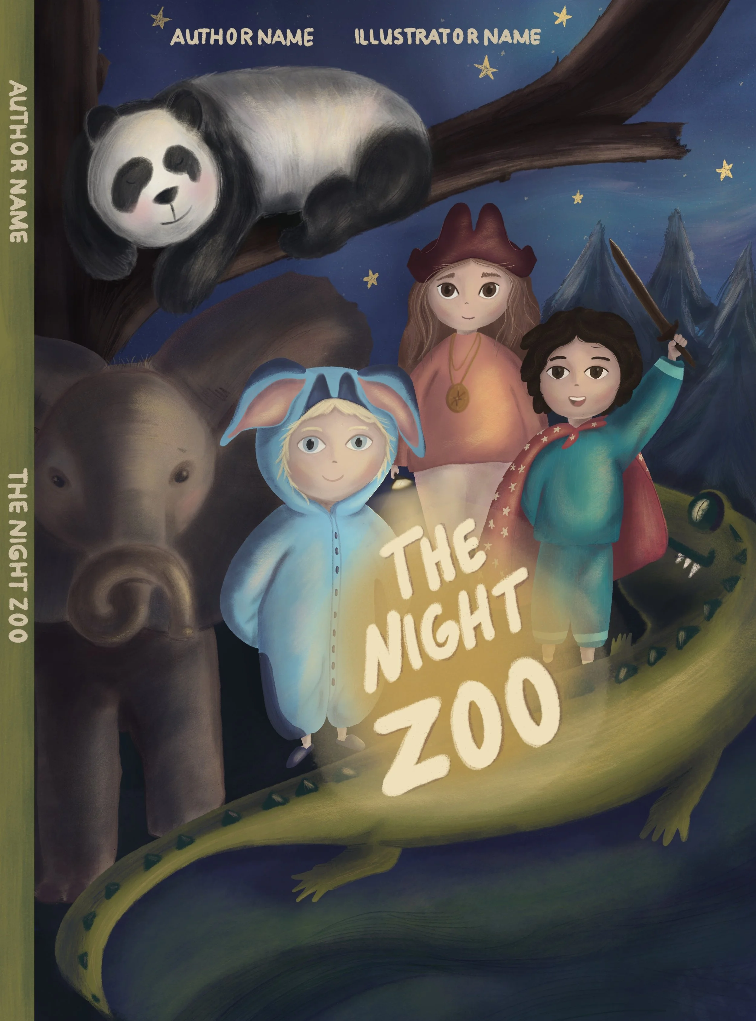 The Night Zoo Picture Book Cover