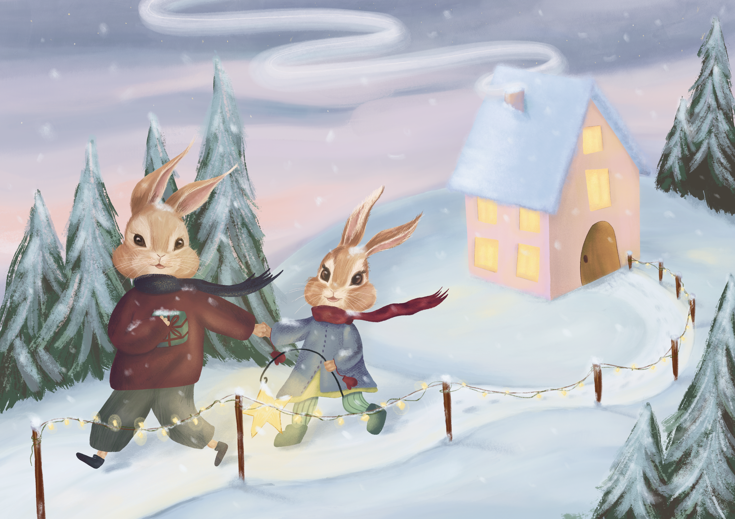 Winter Bunnies - Christmas Getaway
