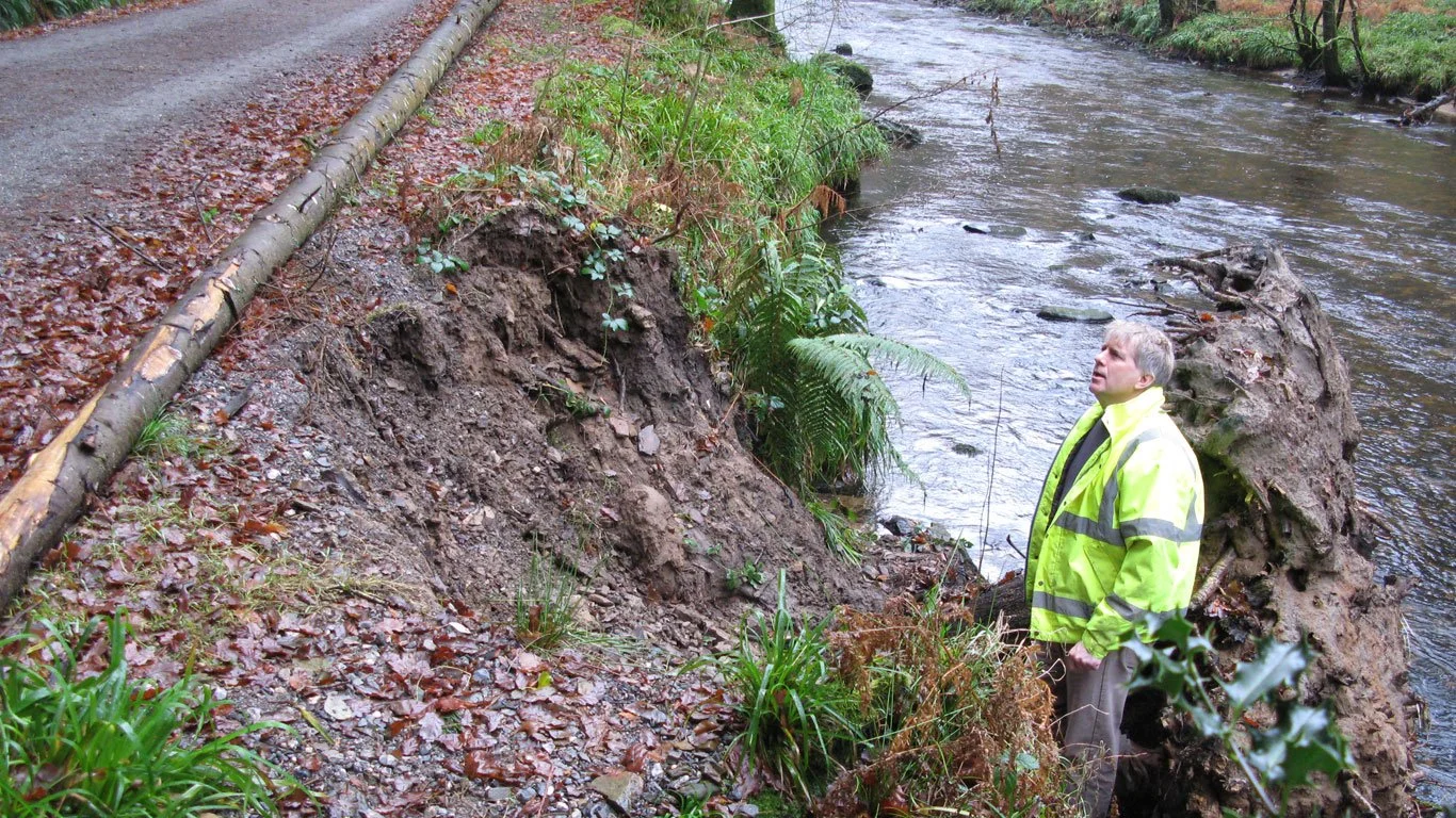 River Bank Repair – A Bit of a Rush