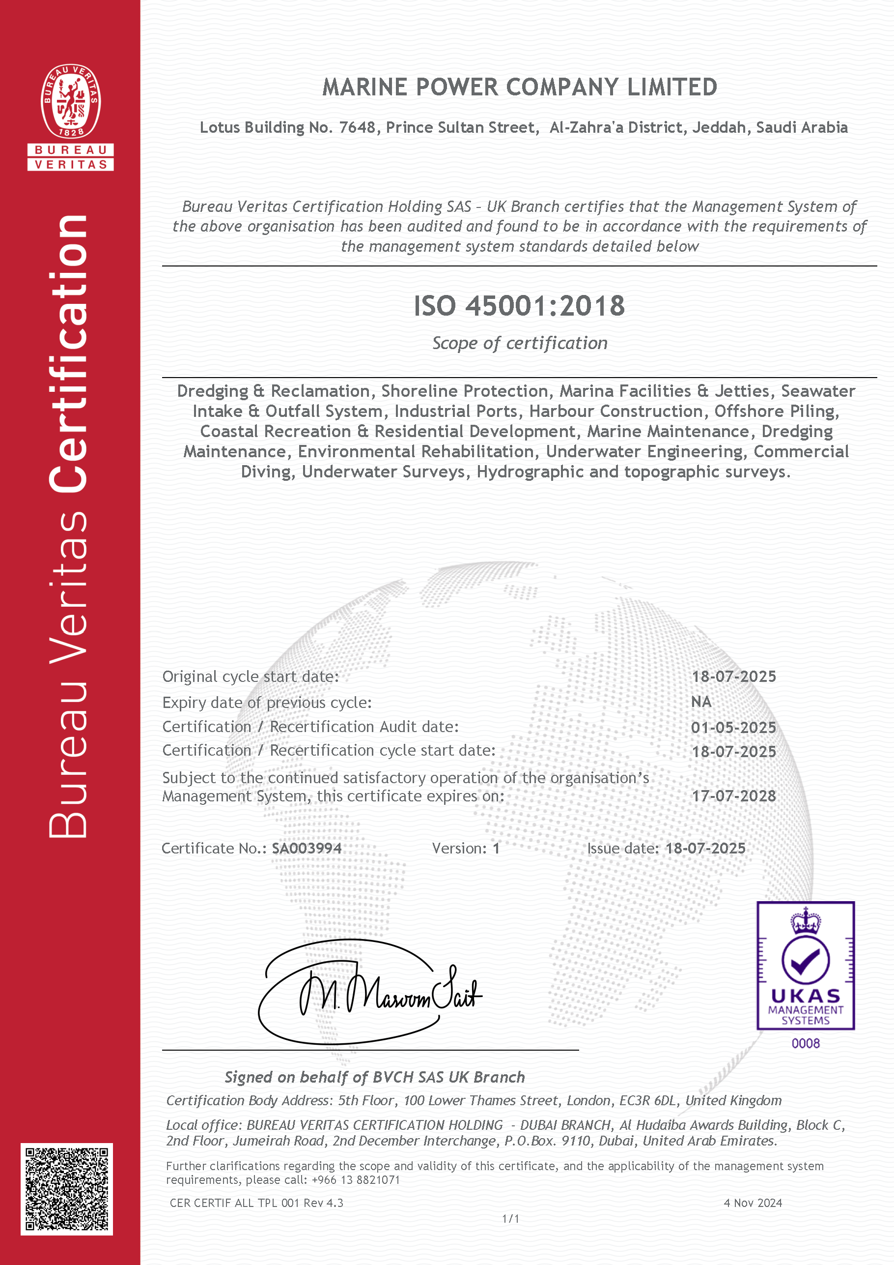 ISO 45001:2018