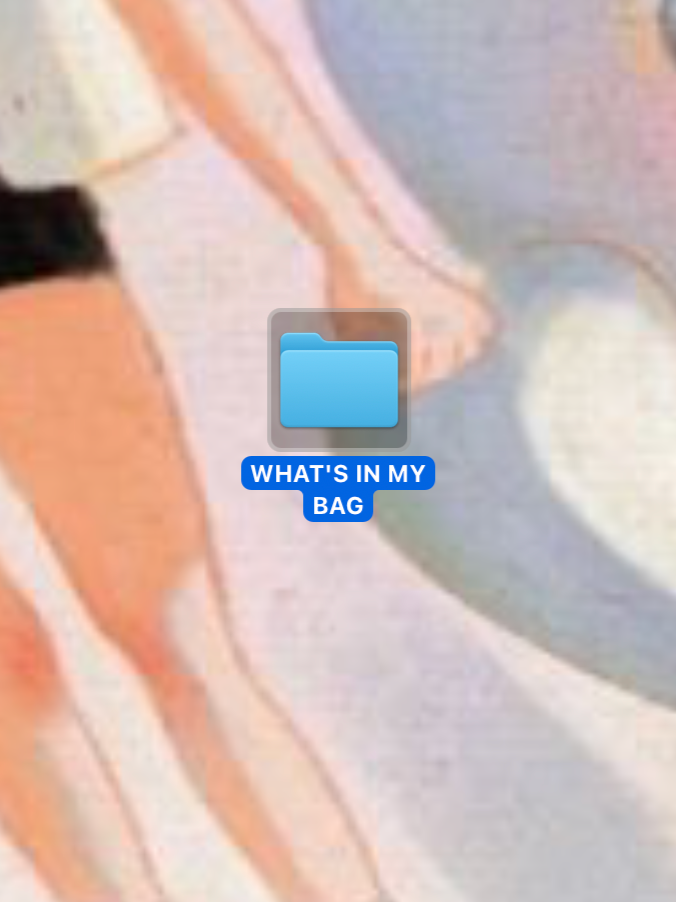 WHAT’S IN MY BAG