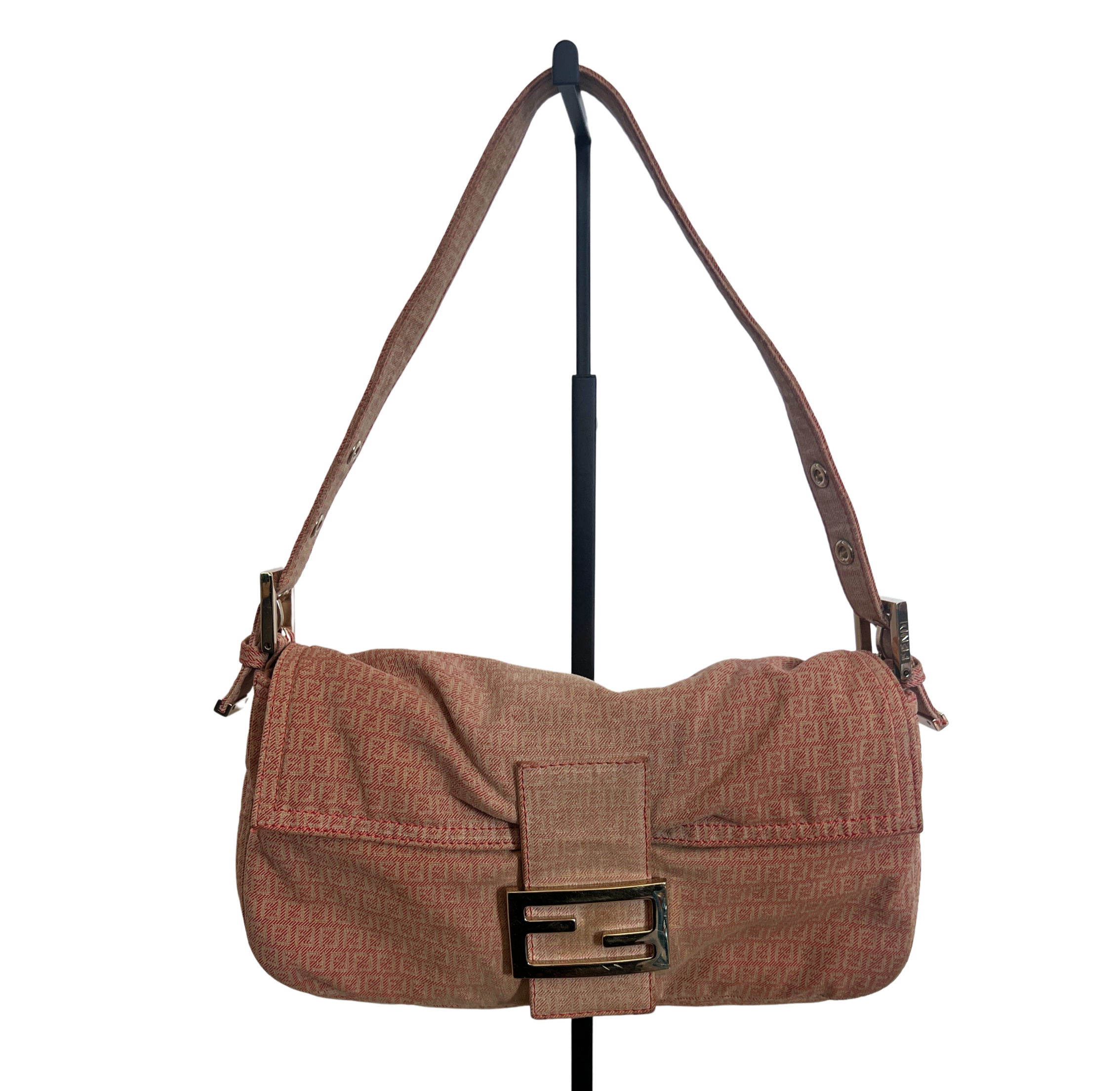 Fendi Baguette denim délavé