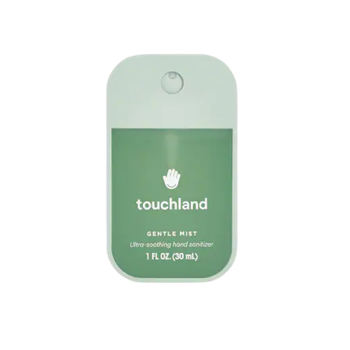 Flacon de désinfectant pour les mains Touchland, brume douce et apaisante, 30 ml.