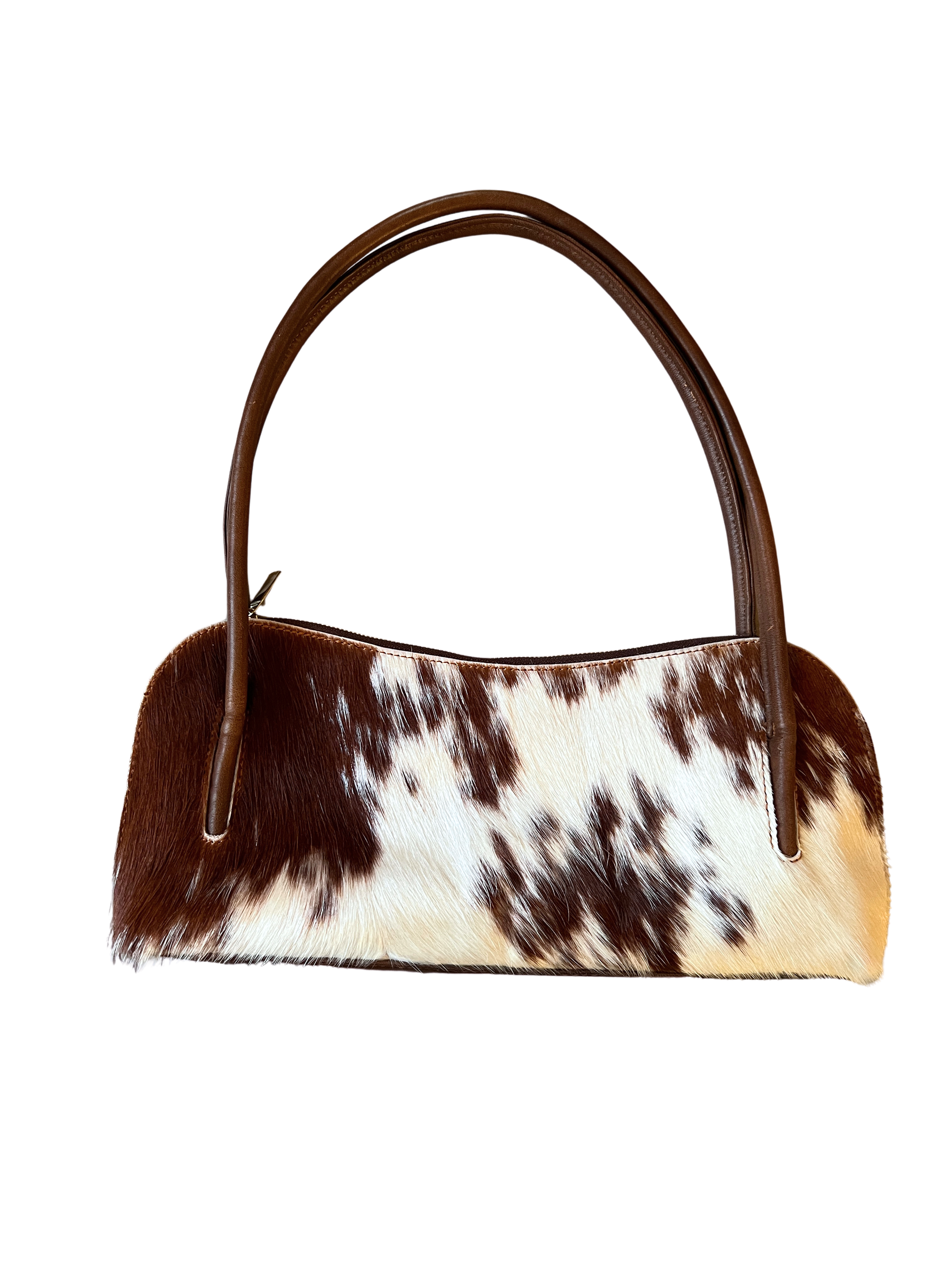 Sac en Cuir et Peau de Vache Vintage