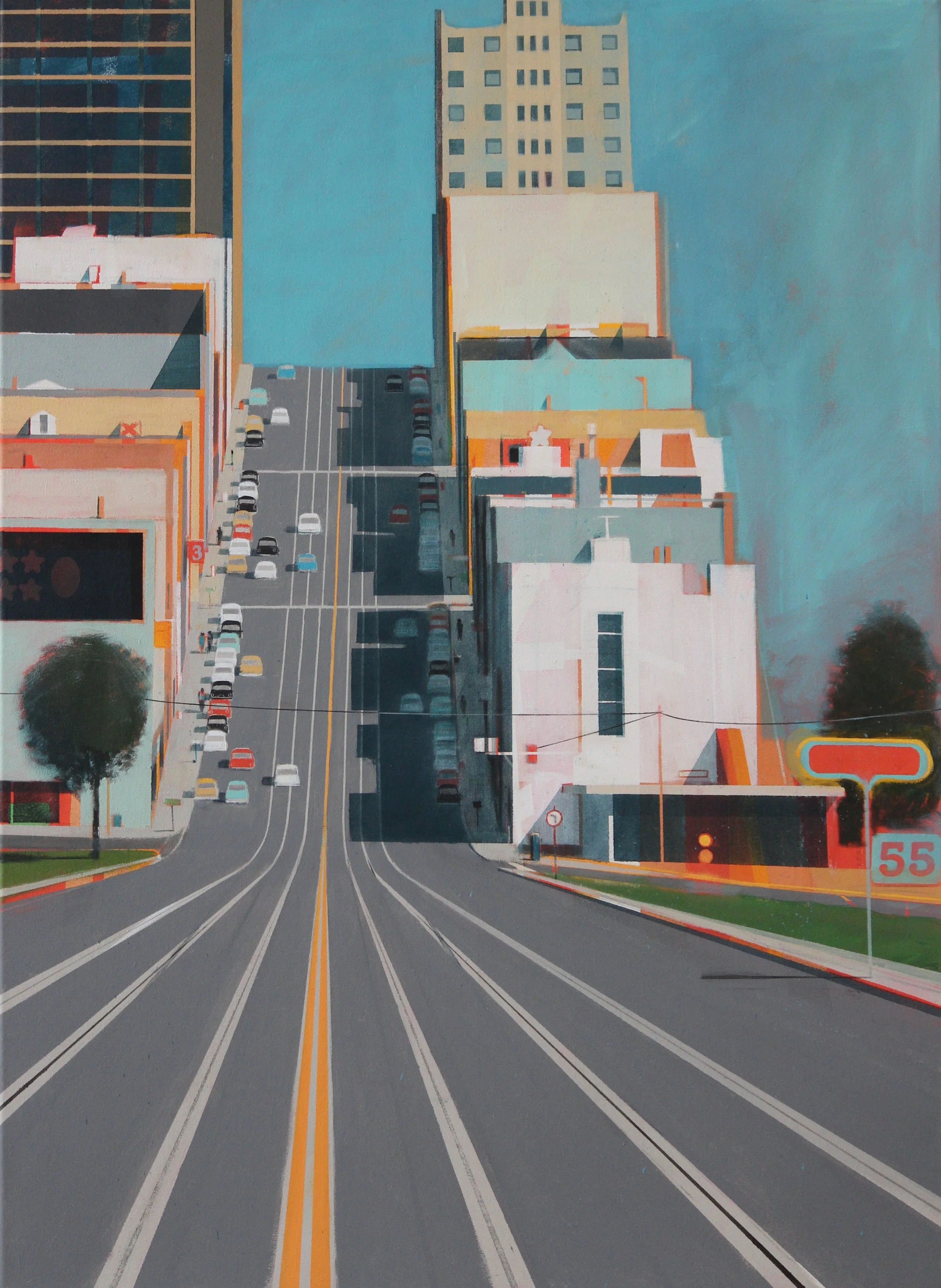 'San Francisco Hill' print