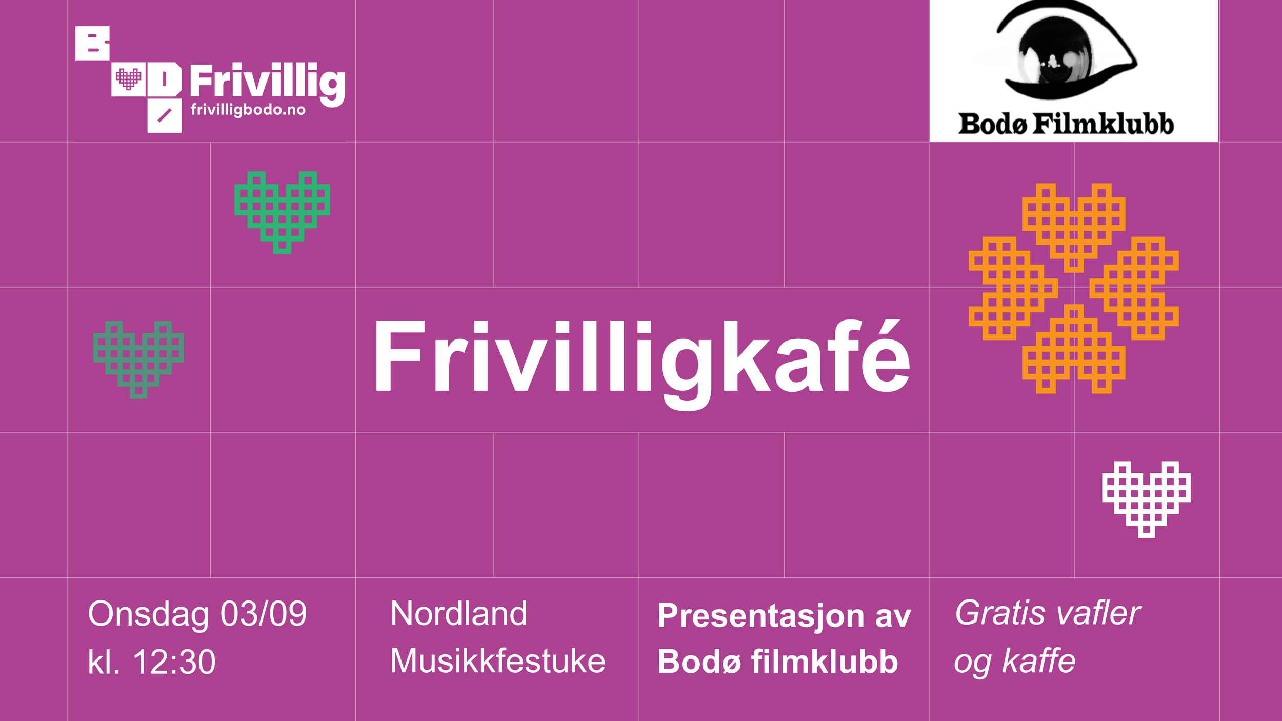 Frivilligkafé med Bodø filmklubb