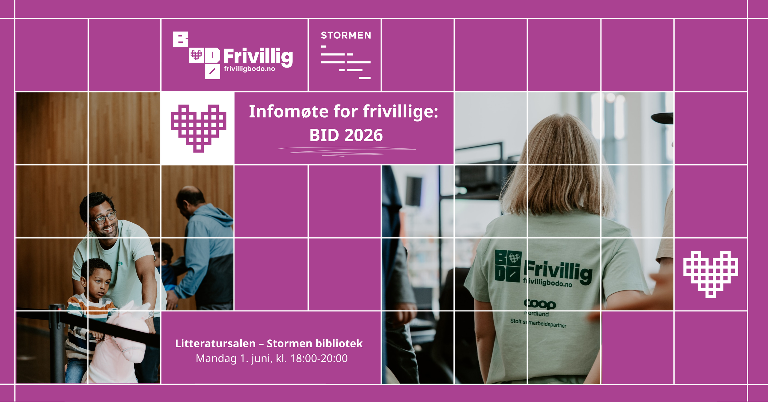 Infomøte for frivillige: BID 2026