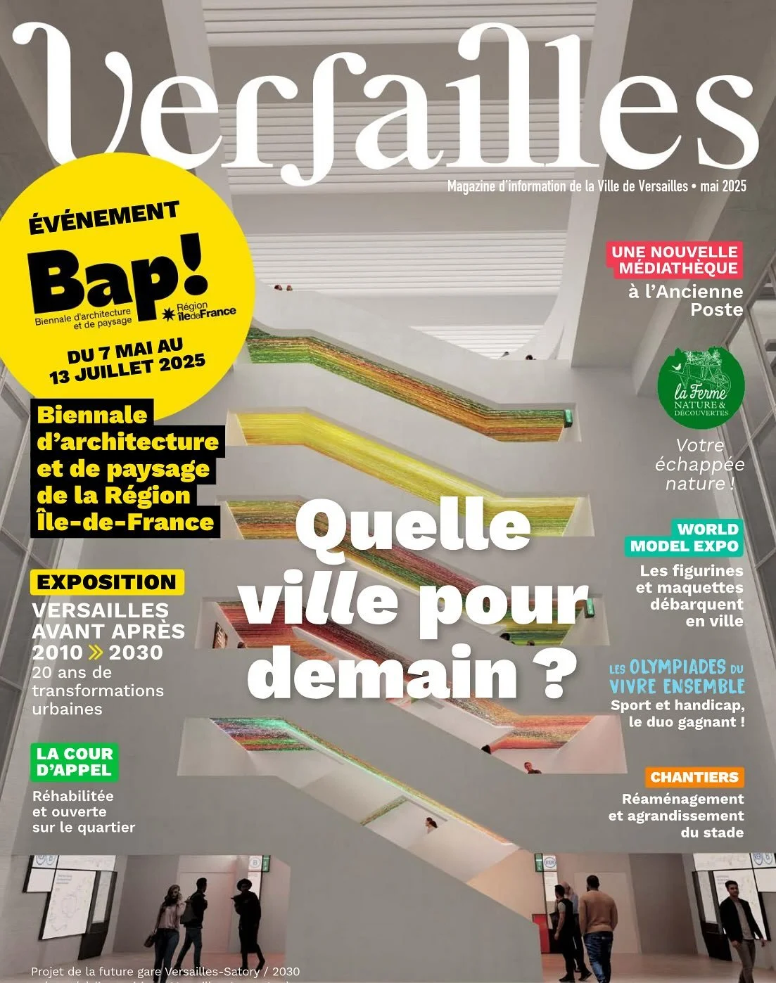 Quelle ville pour demain &agrave; +4C ? Une question que se pose Versailles dans le cadre de @bapidf la Biennale d&rsquo;Architecture et de paysage qui dure jusqu&rsquo;au 13 juillet !

Une question br&ucirc;lante alors que nous sommes au c&oelig;ur 