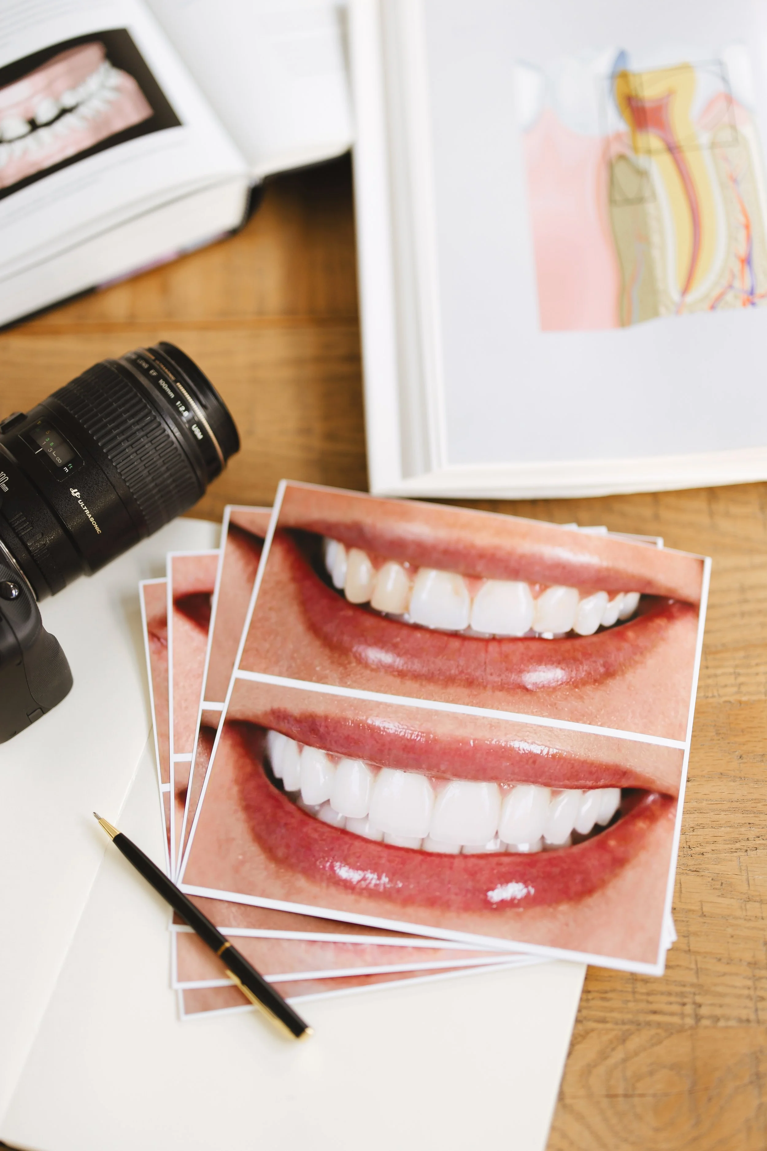 Natural smile design by female cosmetic dentist in Chicago showing detailed aesthetic results