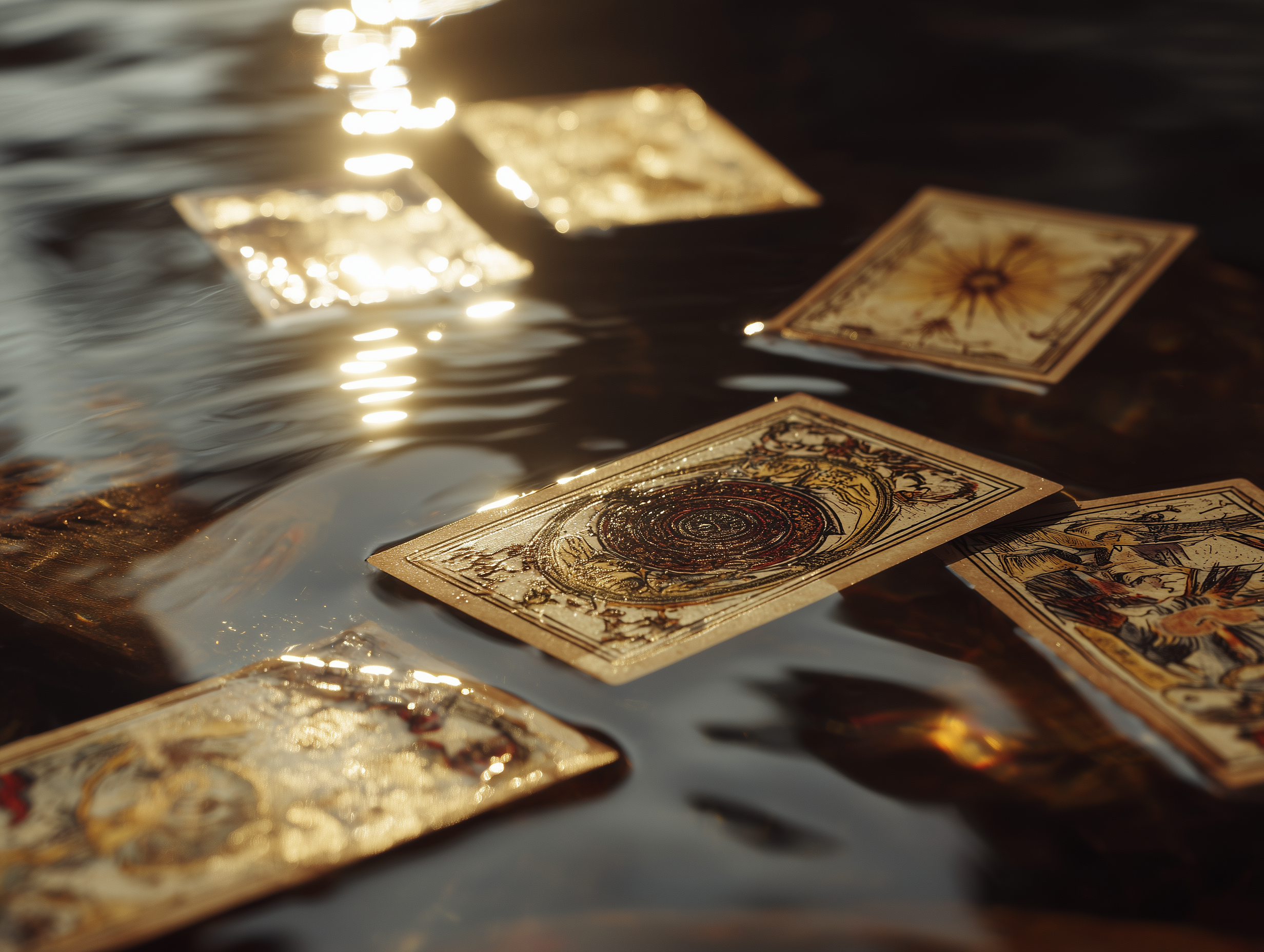 u2624345169_tarot_cards_floting_in_the_water_with_shining_refle_fcf08499-c0bf-4dd0-afbf-1bf811beb5ff.png