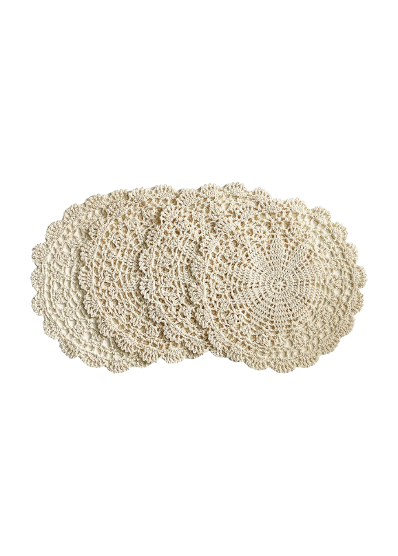 Crochet Ivory Doilies