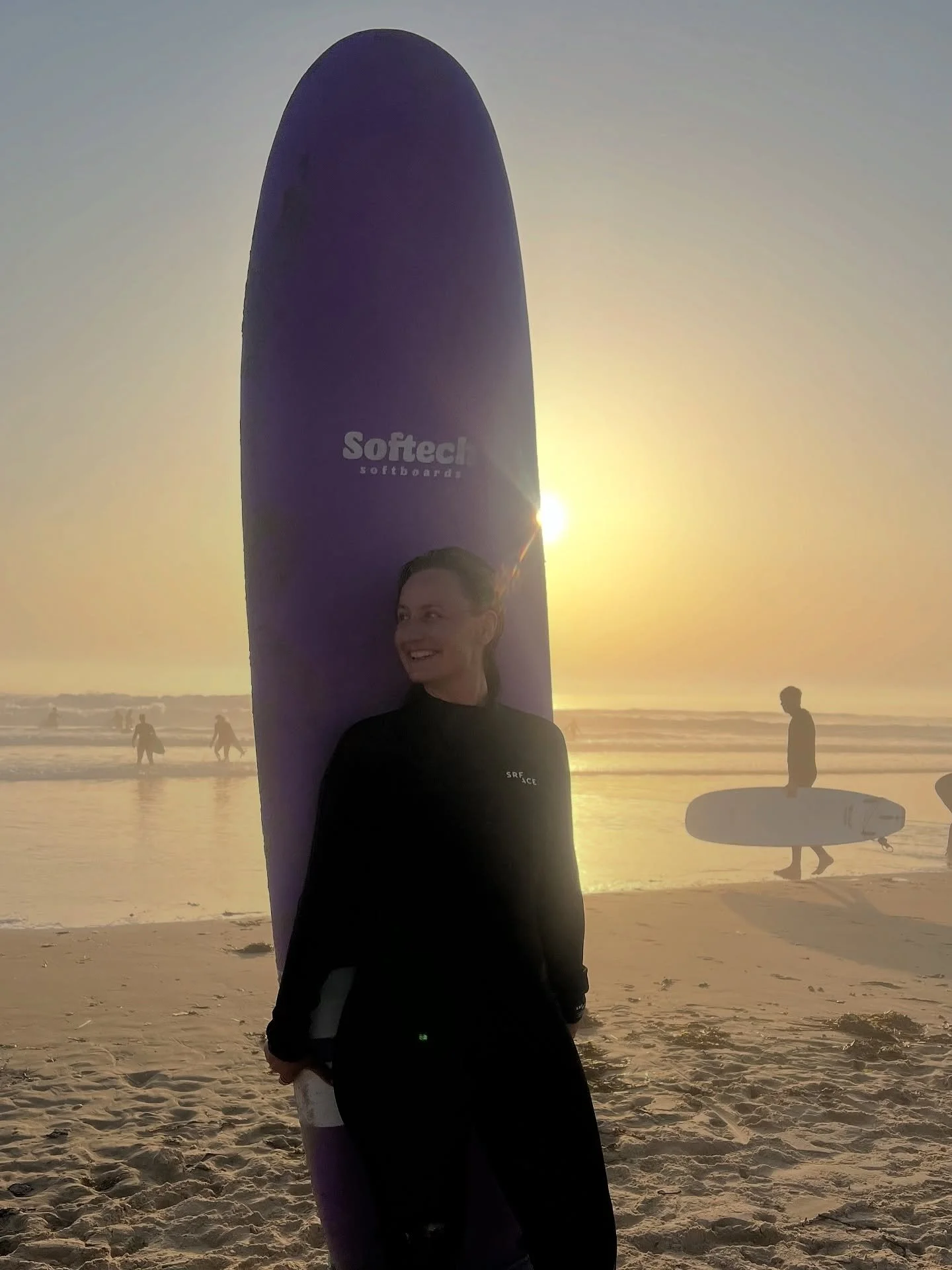 Surfing in Biscarrosse 🏄&zwj;♀️
This week I officially launched Japan Nomads (still buzzing!) with @travelbase_ - and learned how to surf!

After catching my first wave, more quickly followed. I&rsquo;m now pretty much always standing on my soft top