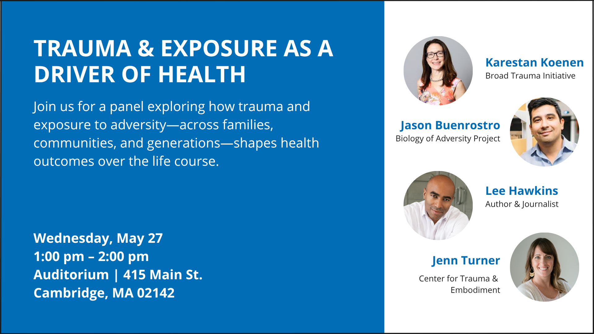 Intergenerational Trauma and Exposure as a Driver of Health