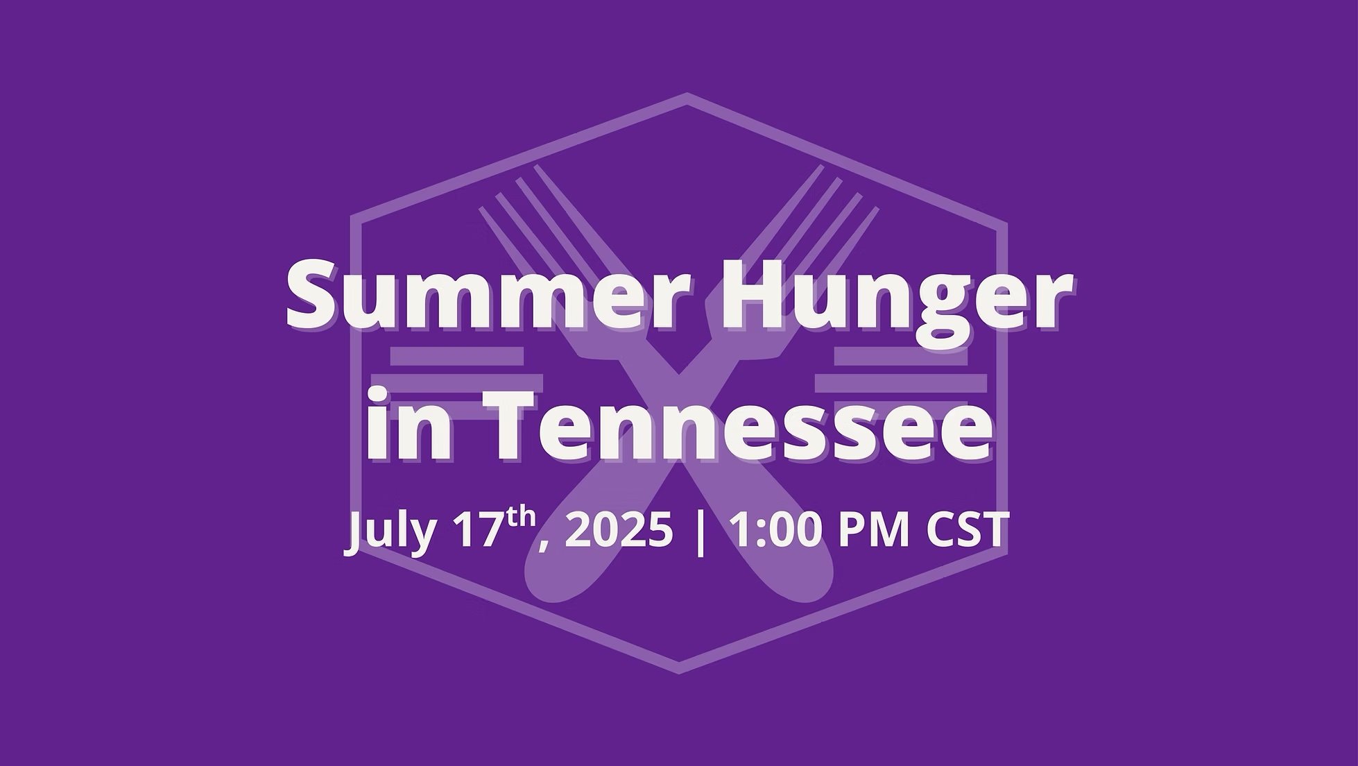 Summer Hunger in TN