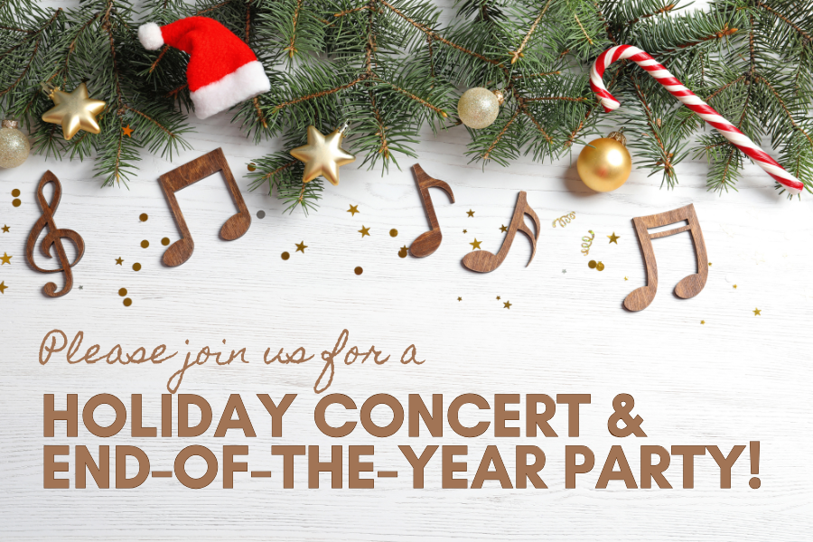 Healing Harmonies Holiday Concert/End of the Year Party!