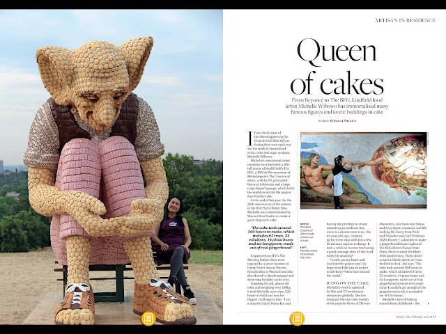 Michelle Wibowo Crowned Queen of Cakes in Sussex Life Magazine