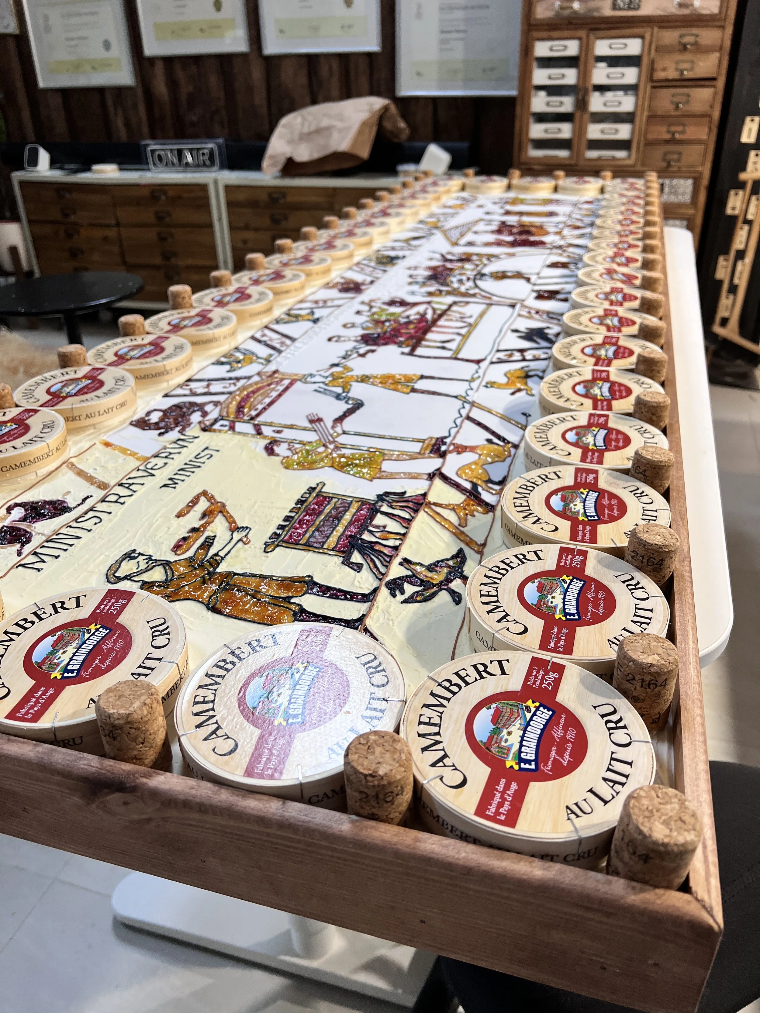 Bayeux Tapestry using Butter and Jam from Normandy