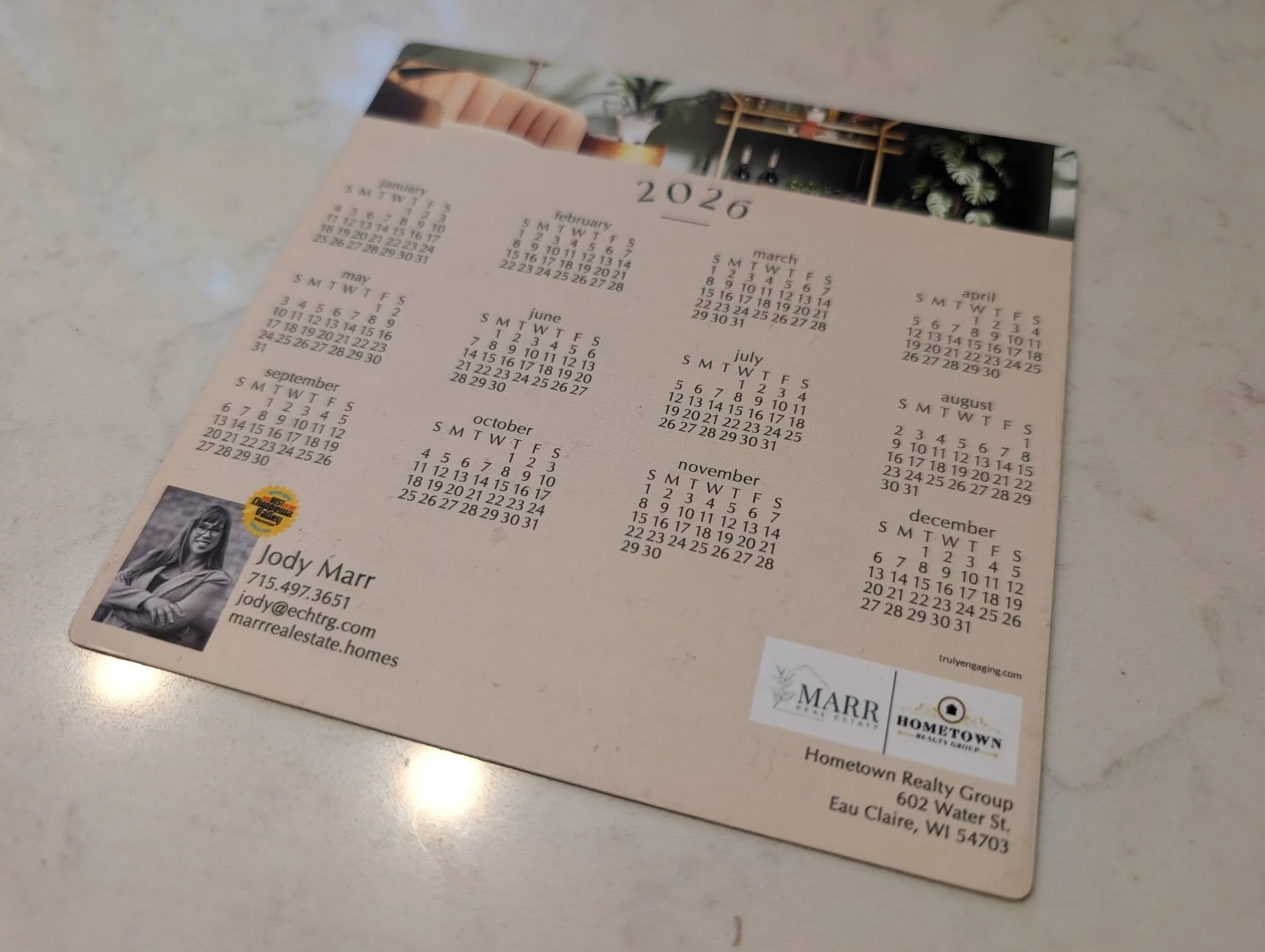 Calendars have arrived for next year.  It was brought to my attention that my calendars need to be a little bit bigger for us older clientele.  If you're not on my list to send out to, please let me know if you would like one.