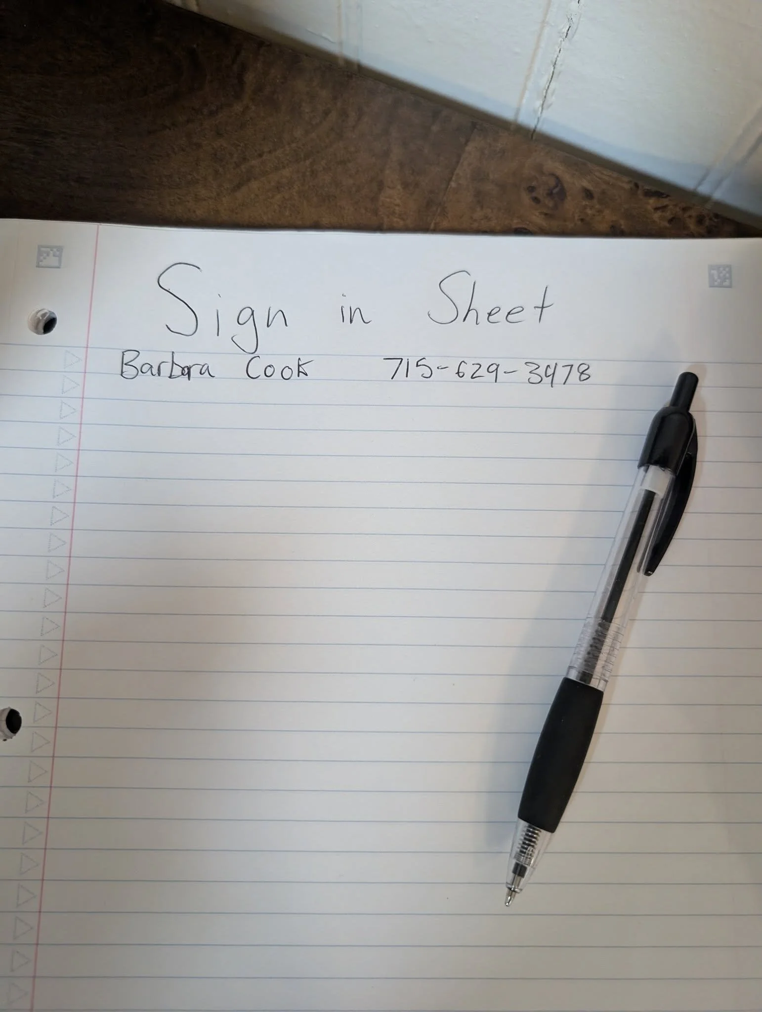 Soooo teaching Brennan Marr how to do open houses..... I told him to make a sign in sheet and put one name on the sheet so people are more comfortable signing in.  He wrote a name he didn't know how to spell in a boy's hand writing. 🤦🏼&zwj;♀️🤦🏼&z