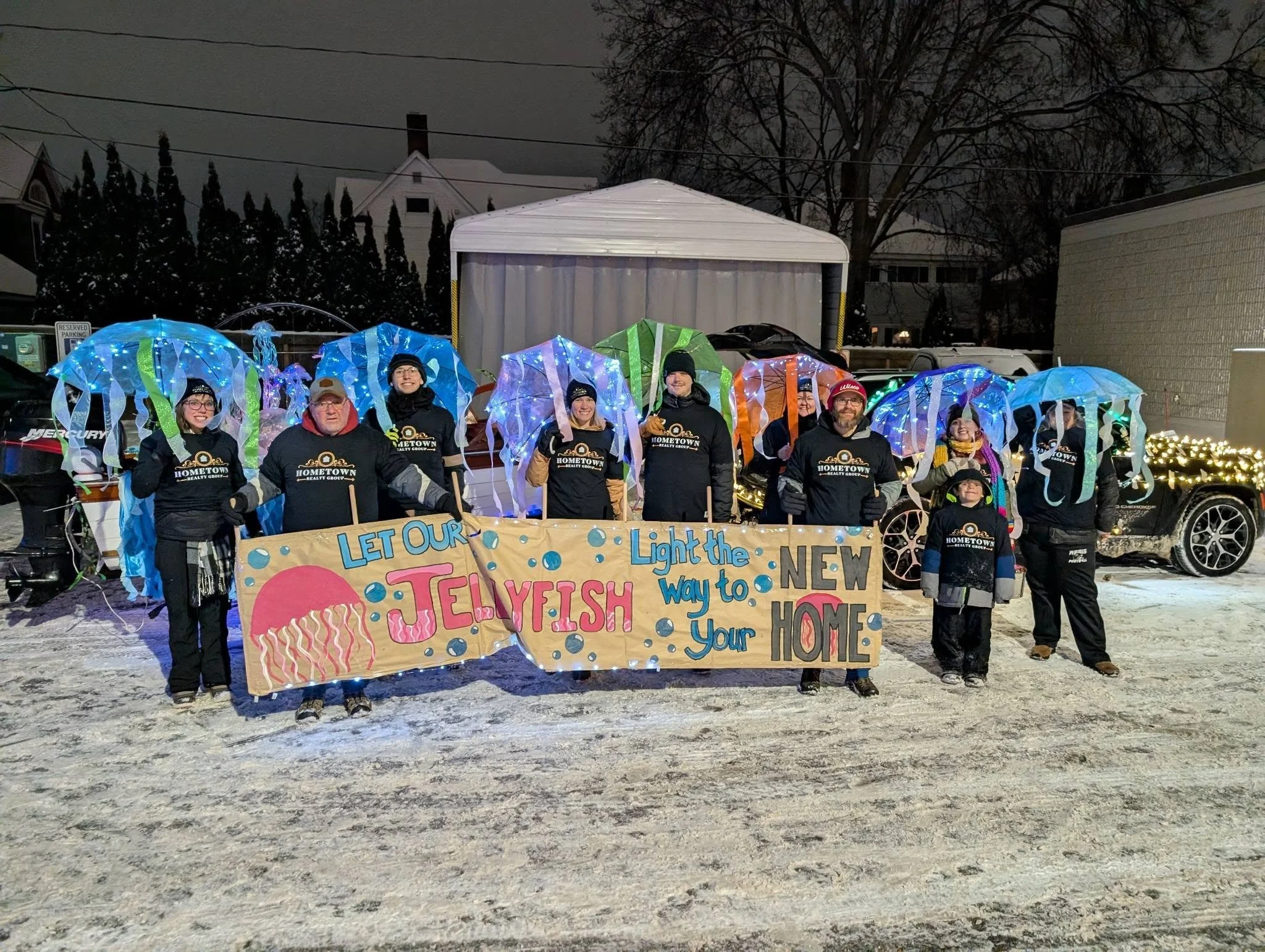 Fun evening with my peeps at Hometown Realty Group .