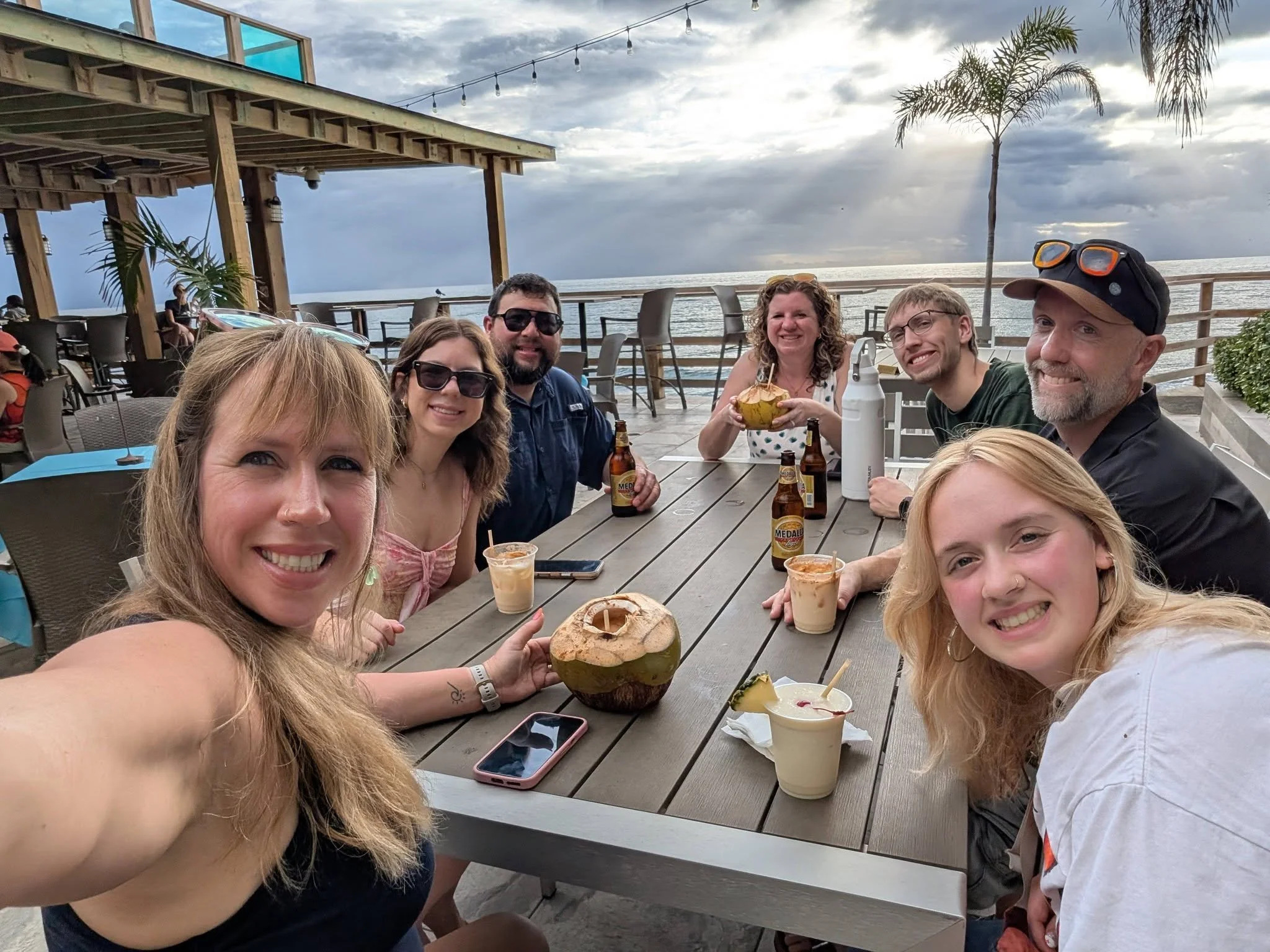 Saying goodbye to Puerto Rico.  We had a great time with the Fun Phans Andrea Phan An Phan. I can't wait to experience the 120 degree temp differences....