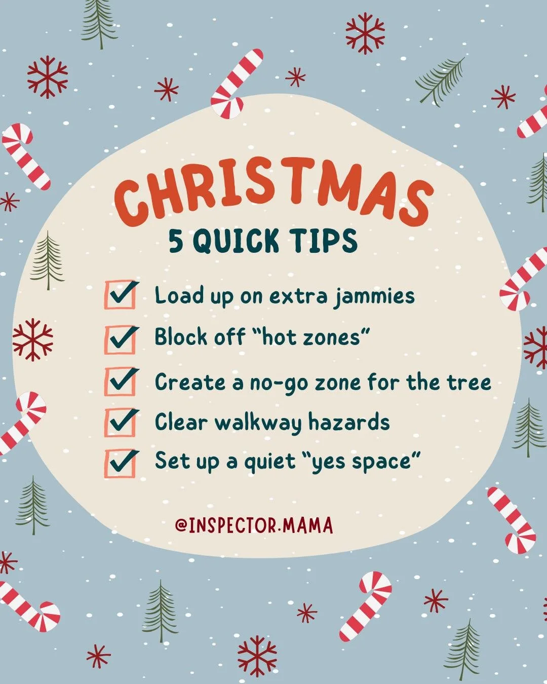 🎄 Hosting Navidad with crawling beb&eacute;s and overstimulated toddlers?
I already know your house is full of love and trip hazards right now 😅

The tree&rsquo;s up, the tamales are steaming, someone&rsquo;s toddler is pantsless, and you're trying