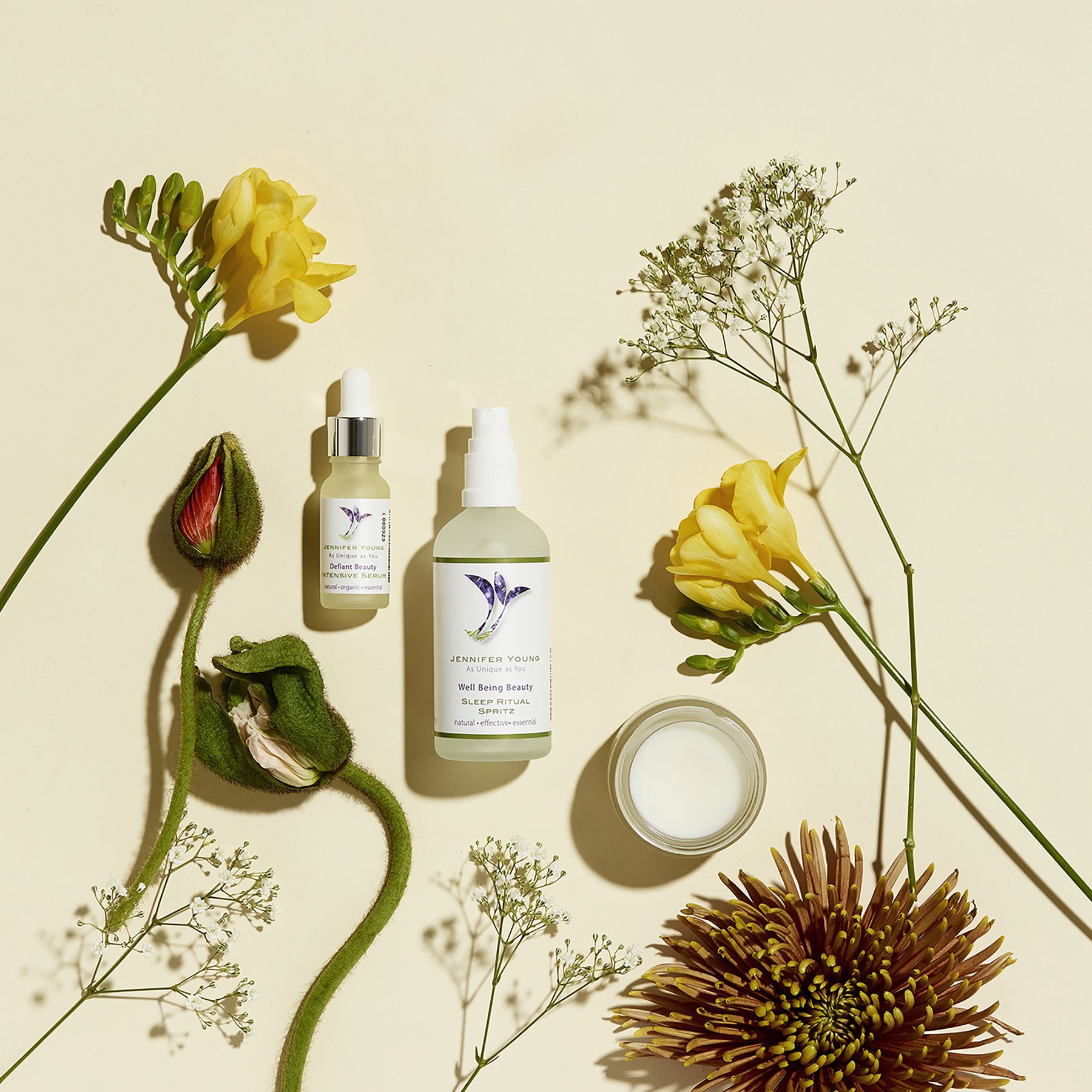jennifer young skincare and body range product shoot for mothers day by alex bibby photography