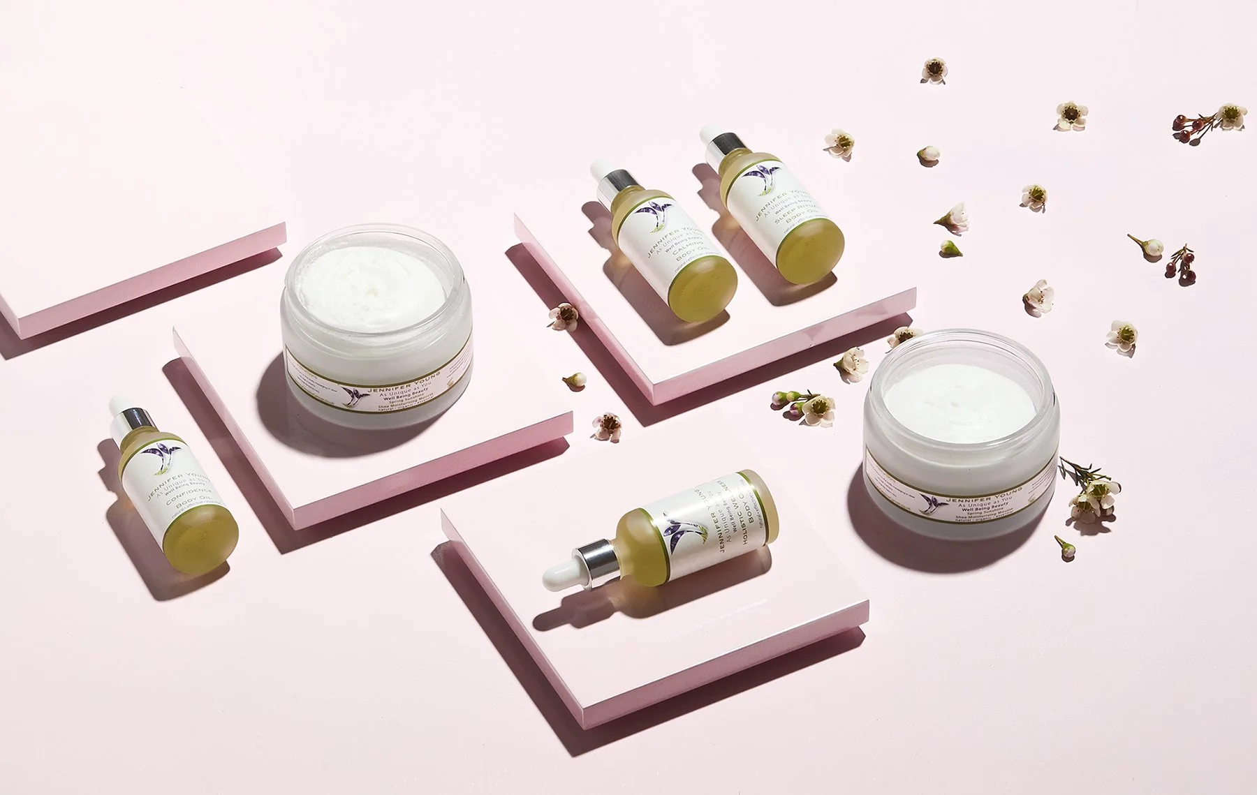 jennifer young skincare and body range product shoot for valentines day by alex bibby photography