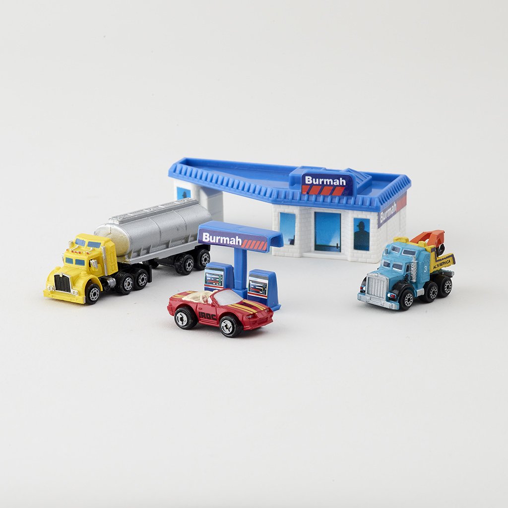 a collection of micro machine photographed by award winning photographer Alex Bibby