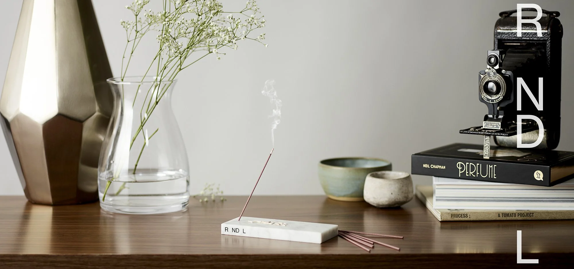 RNDL fragrance companies incense shot by award winning product photographer alex bibby